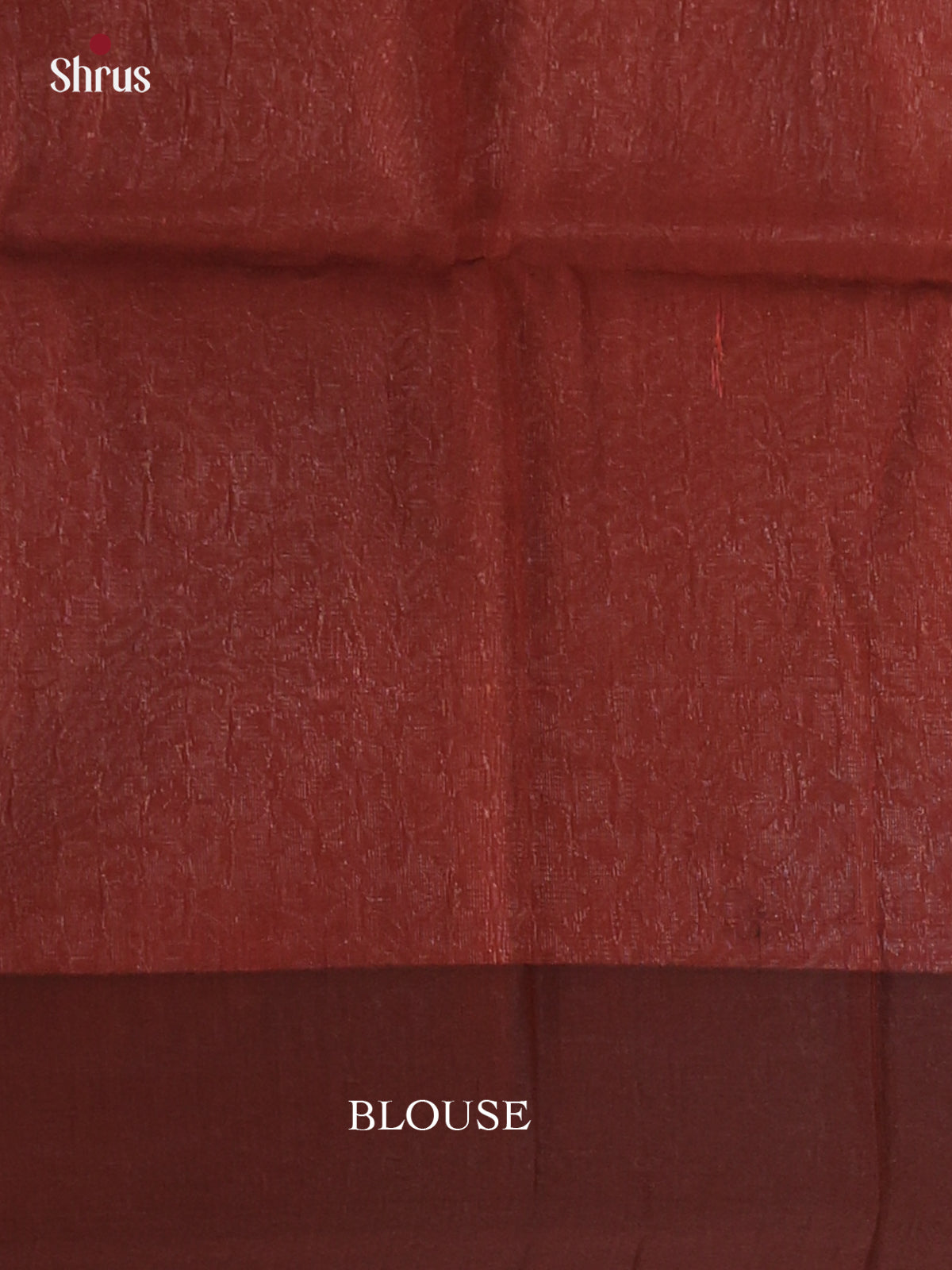 Red & brown - Semi Silkcotton Saree -DKS11336