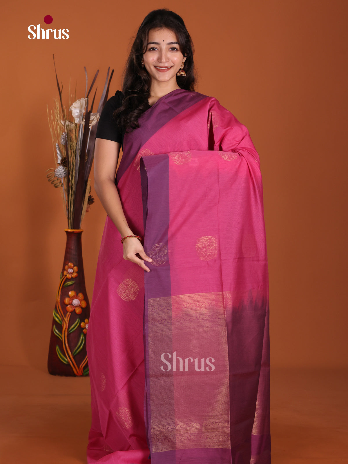 DKS11342 - Semi Silkcotton Saree