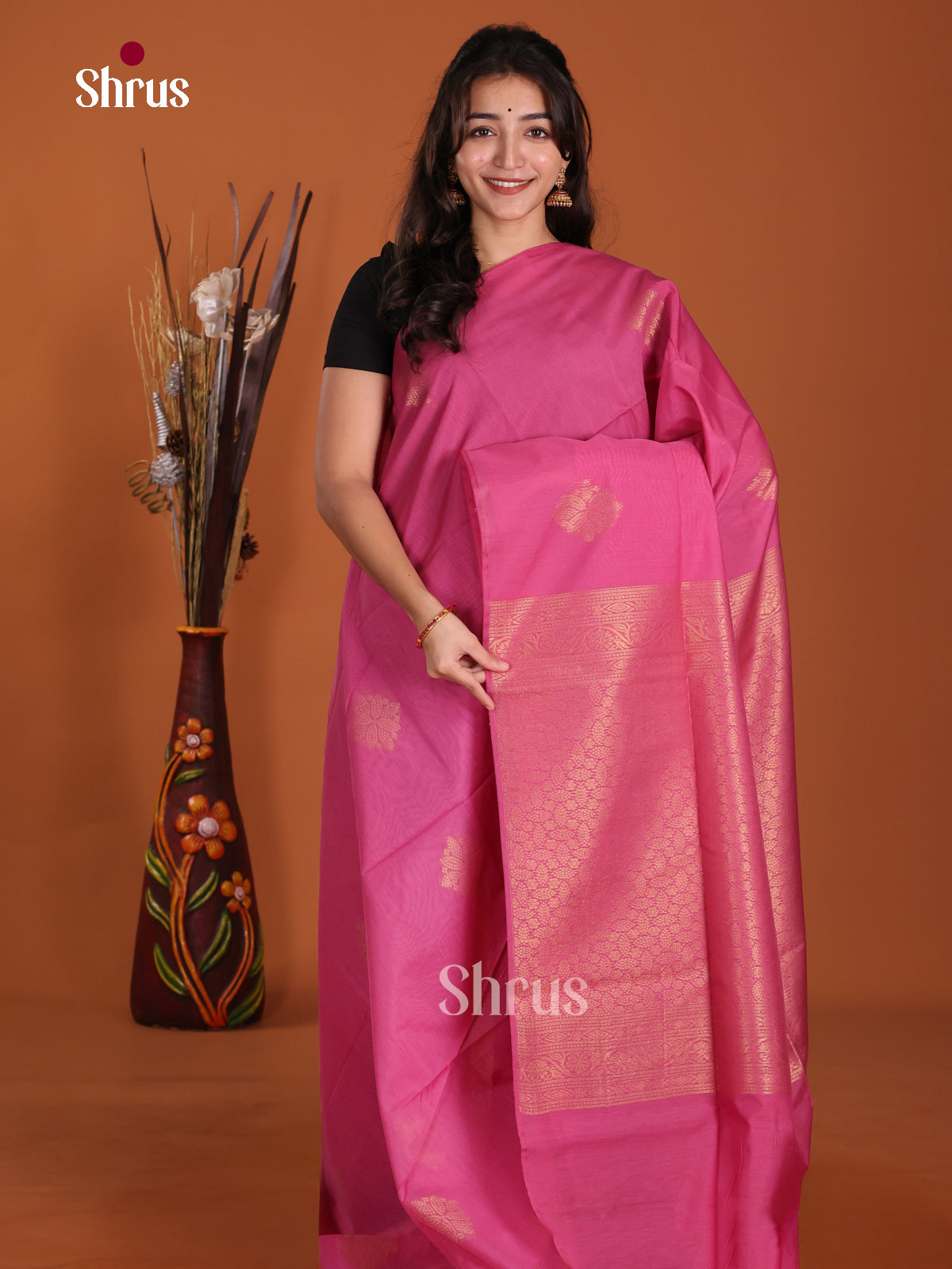 DKS11358 - Semi Silkcotton Saree