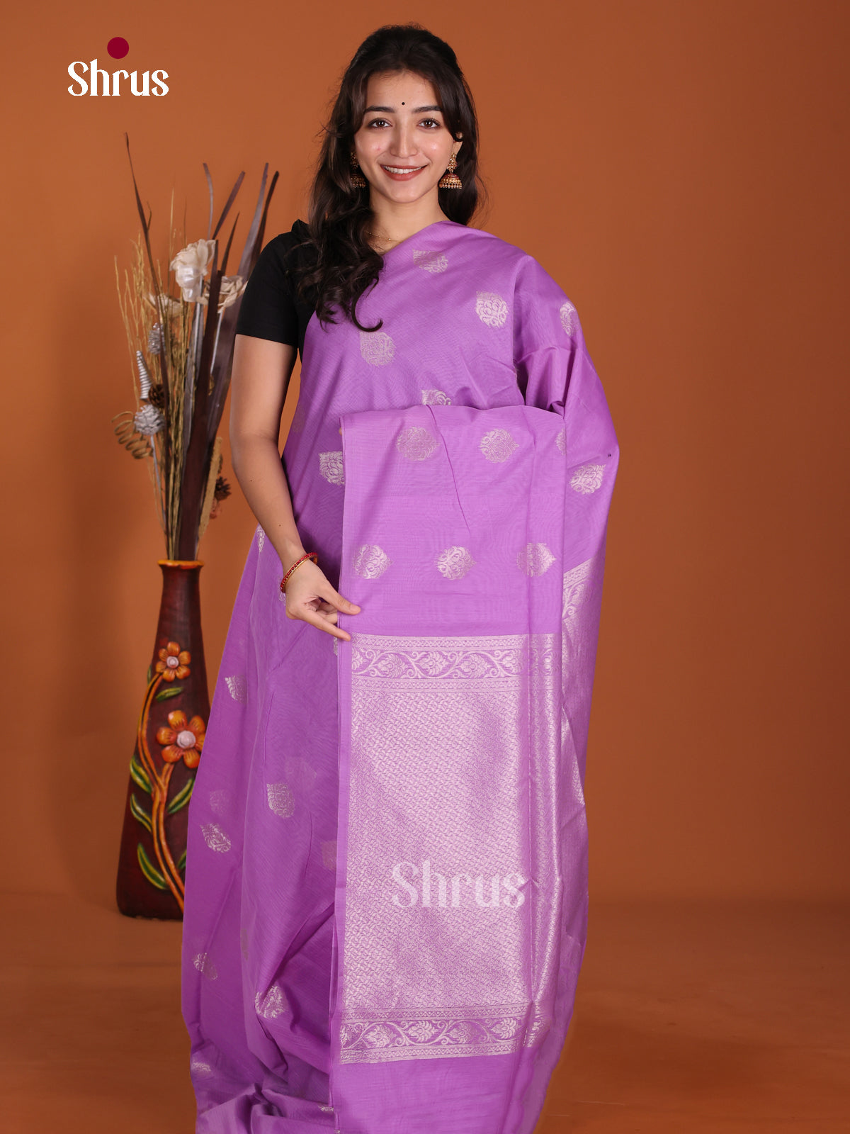DKS11367 - Semi Silkcotton Saree