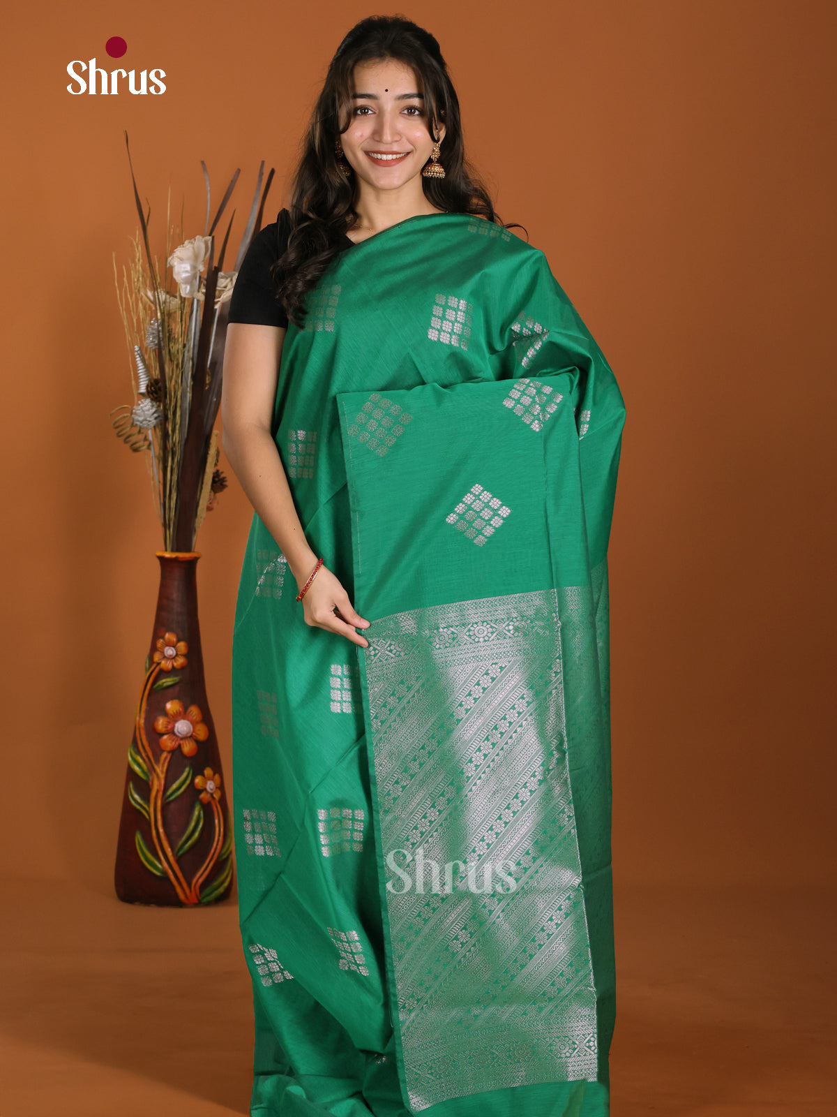 DKS11374 - Semi Silkcotton Saree