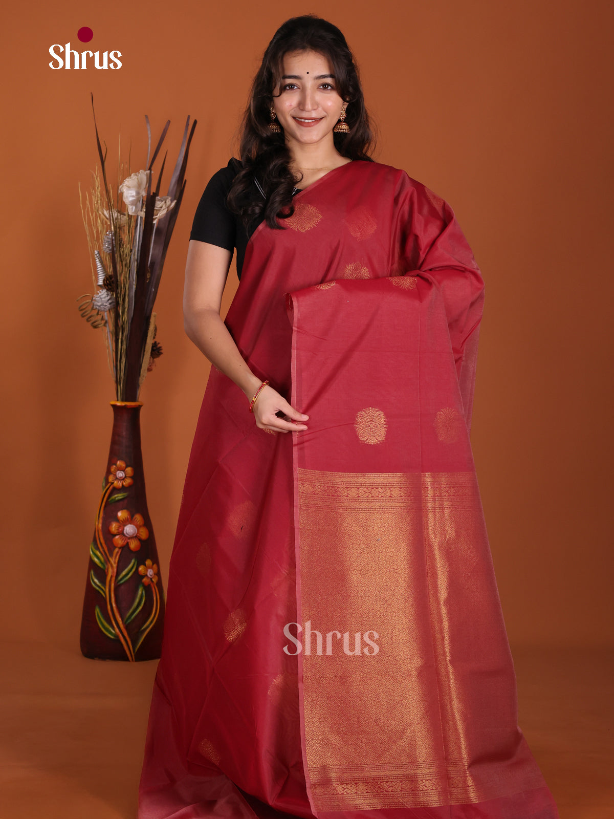DKS11401 - Semi Silkcotton Saree