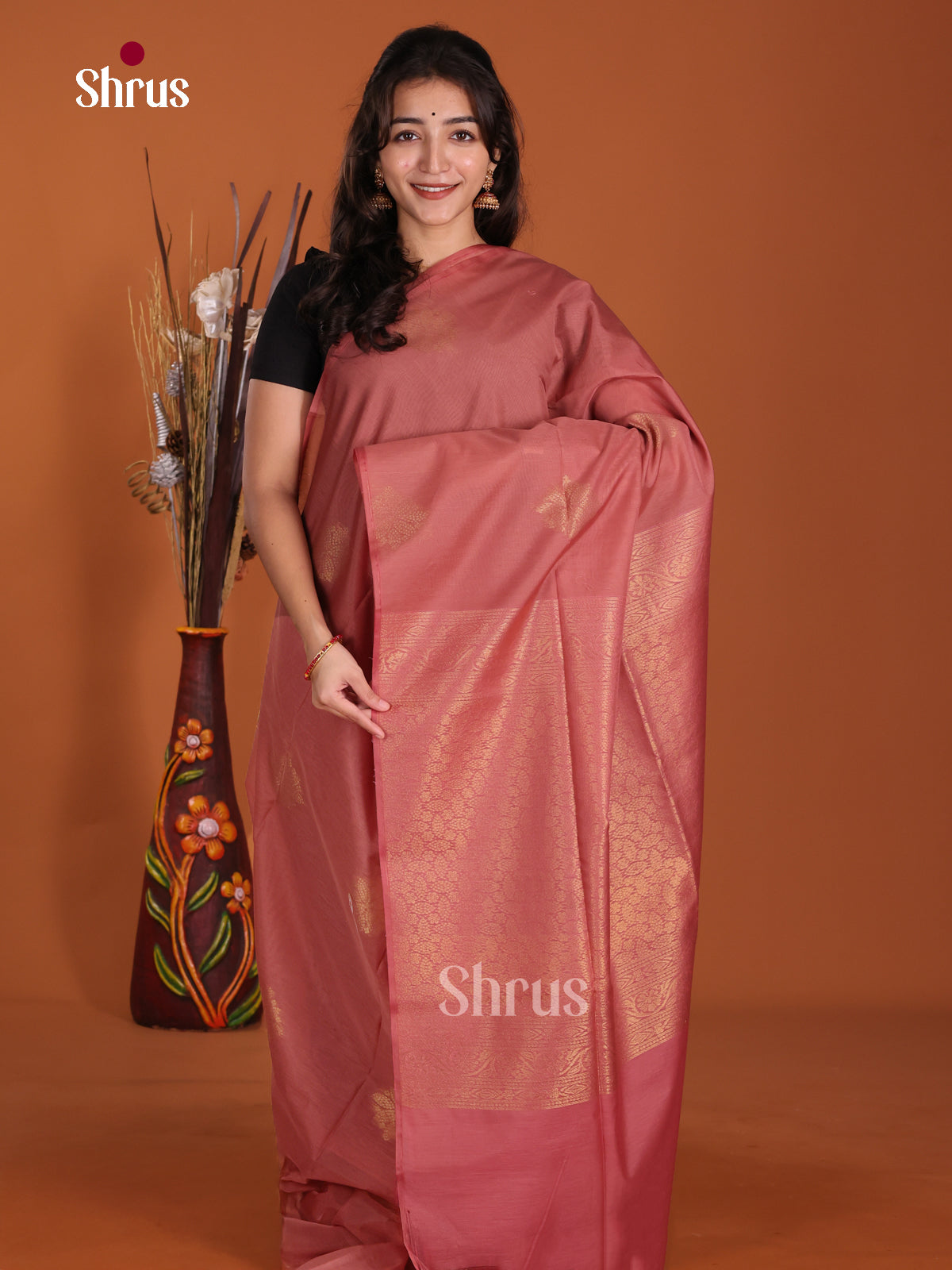 DKS11412 - Semi Silkcotton Saree