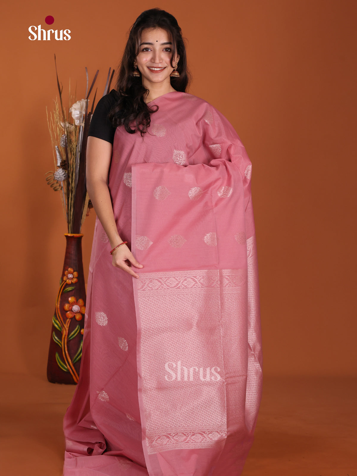 DKS11413 - Semi Silkcotton Saree