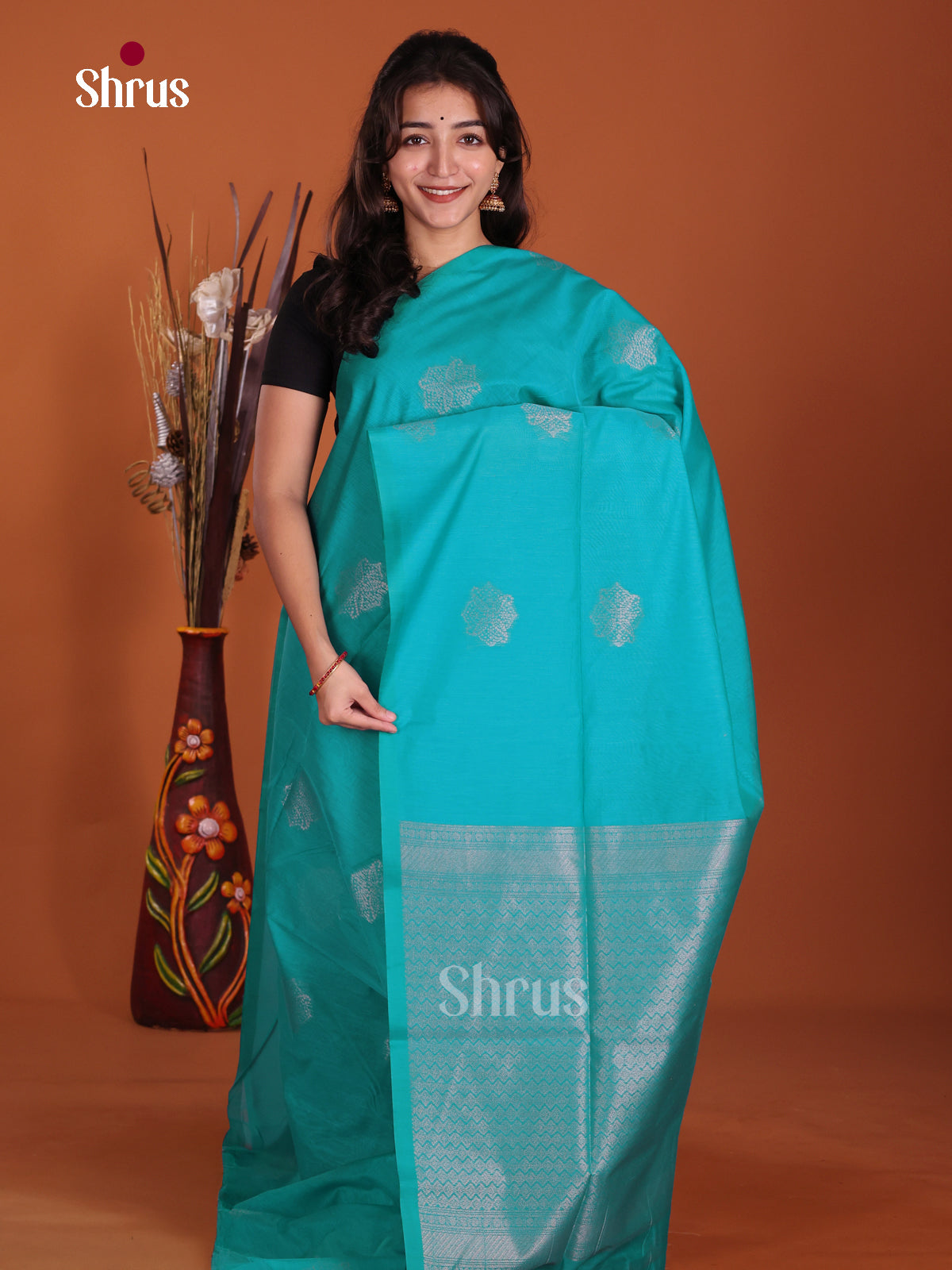 DKS11422 - Semi Silkcotton Saree