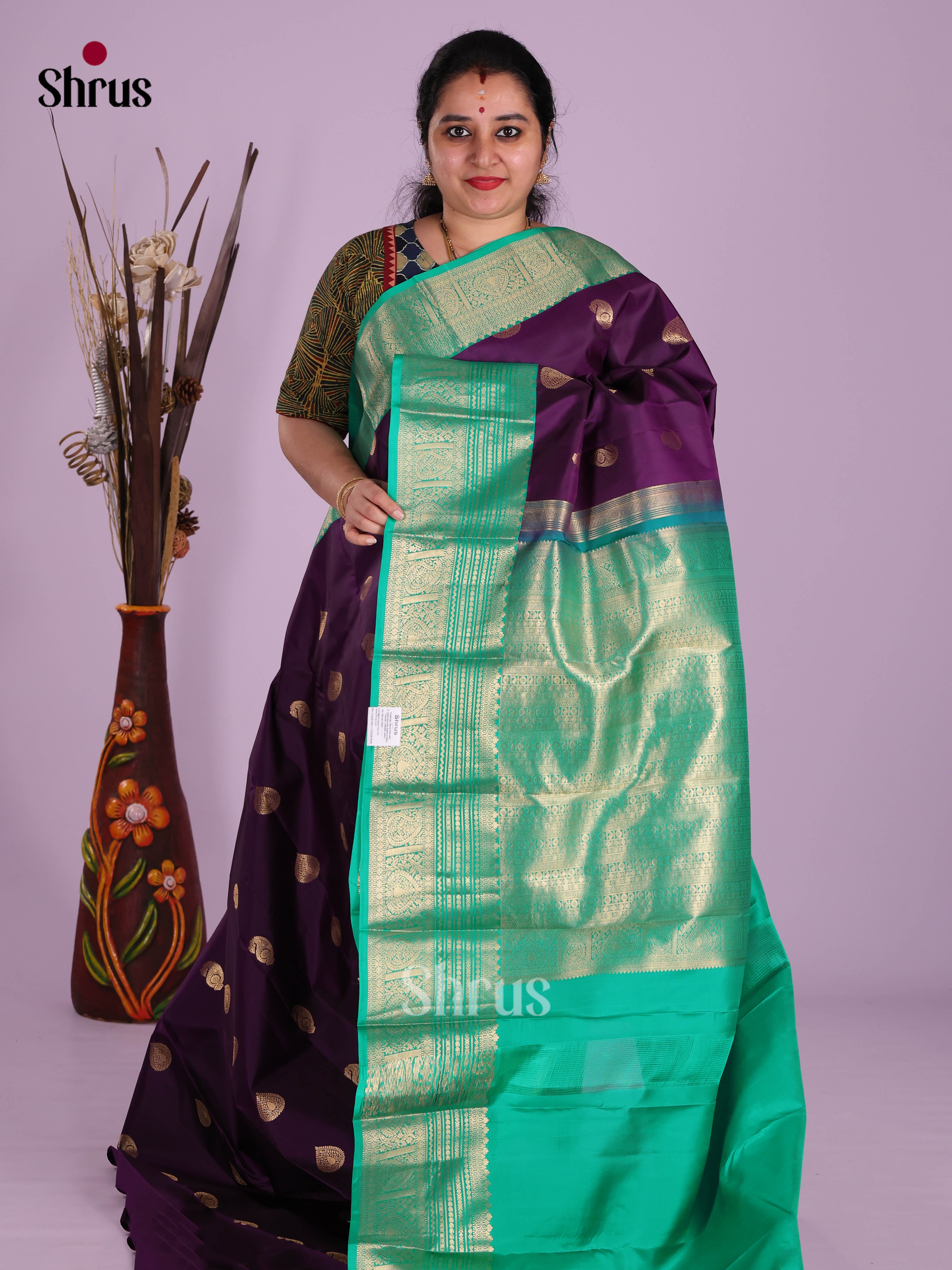 DKS13460 - Kanchipuram silk (HR) Saree