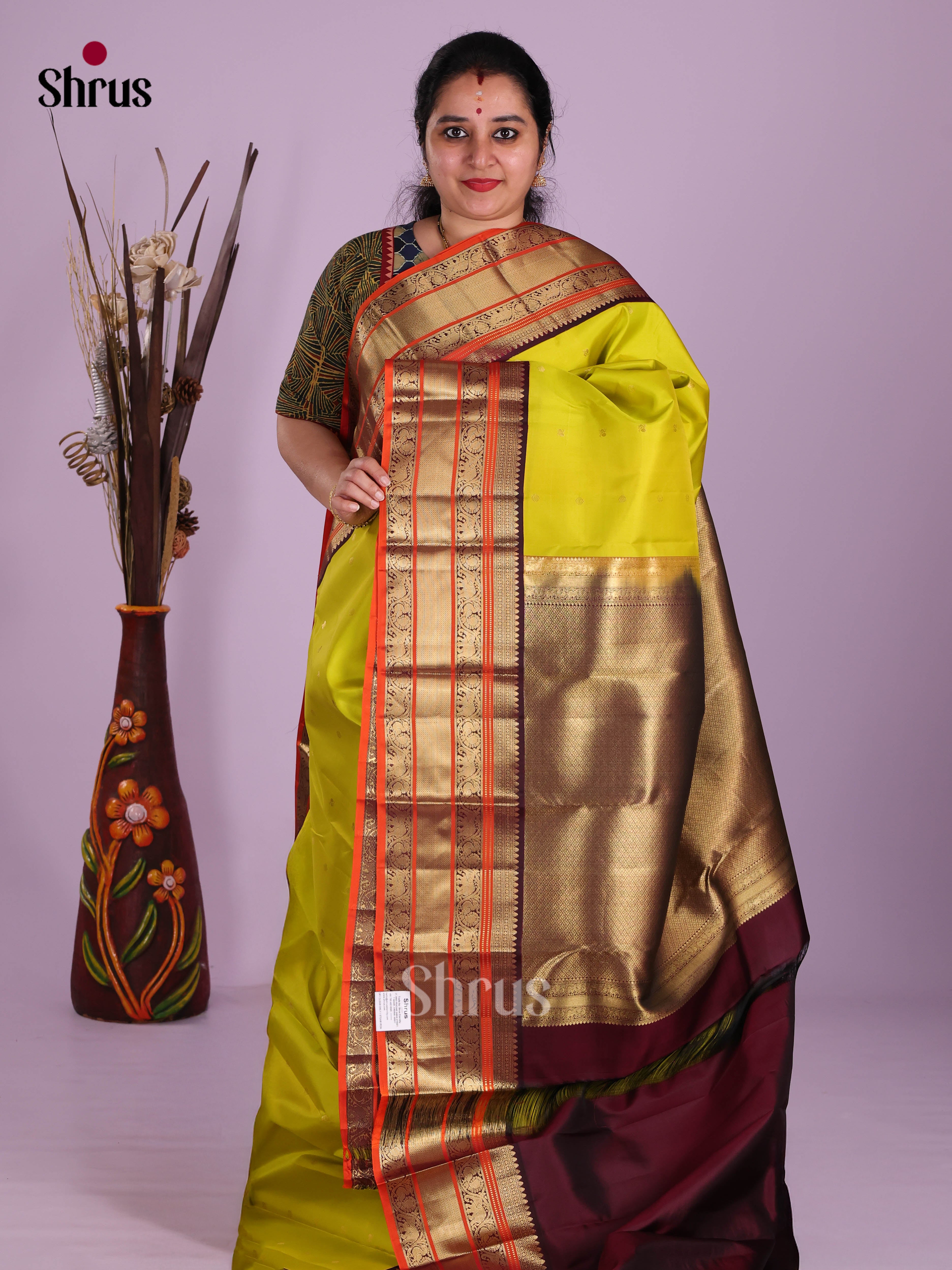 DKS13465 - Kanchipuram silk (HR) Saree