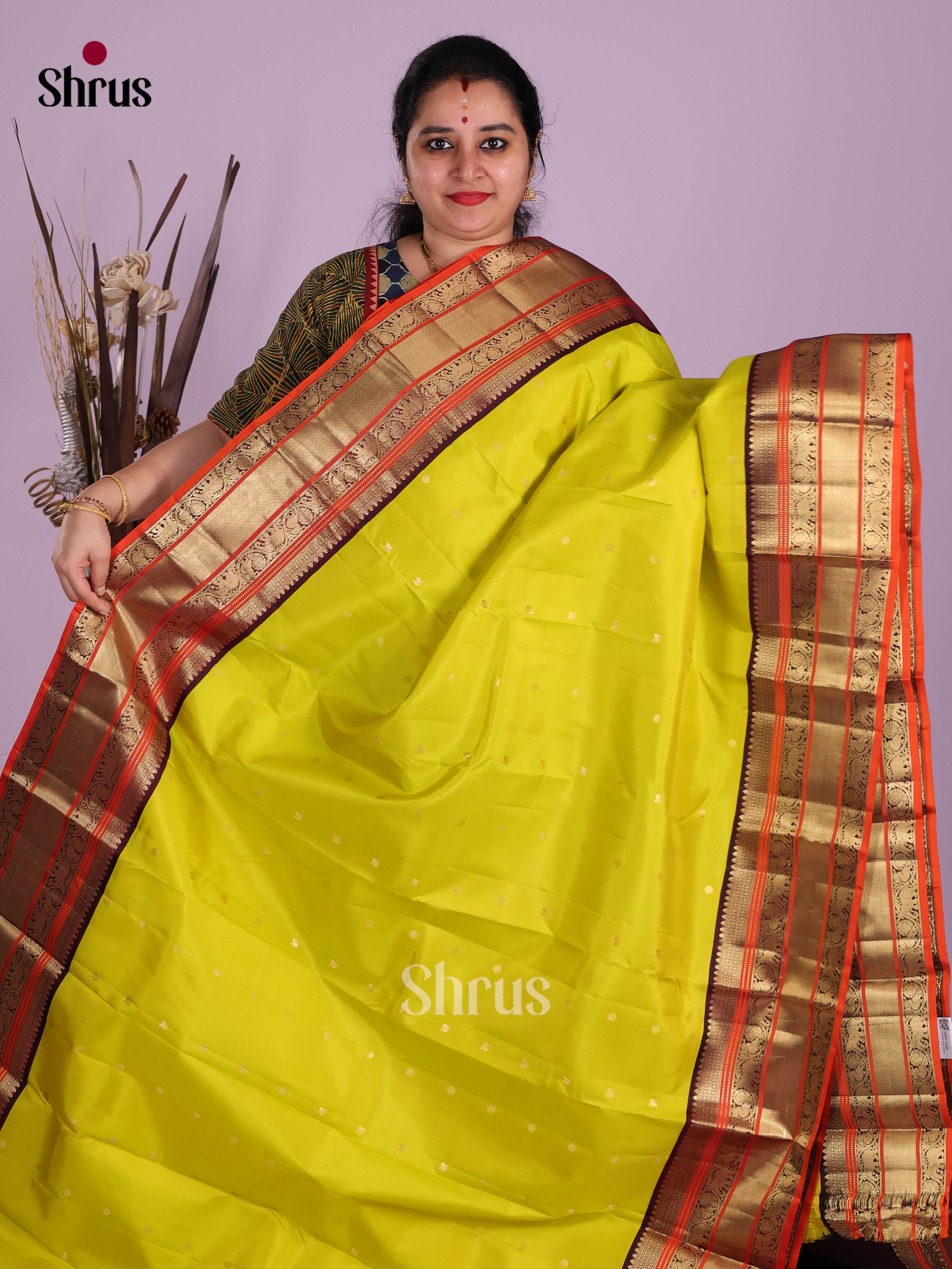 DKS13465 - Kanchipuram silk (HR) Saree