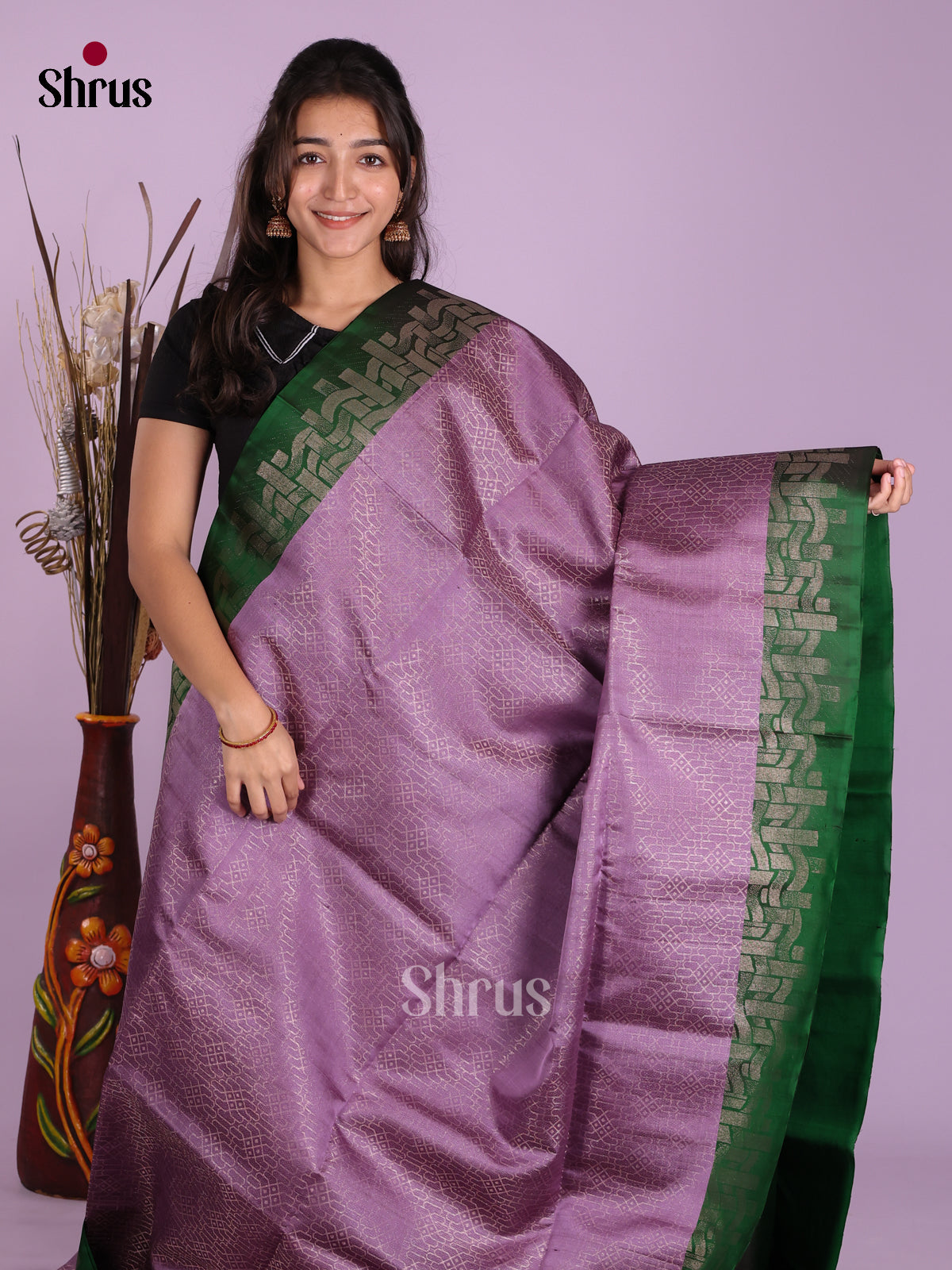 DKS11735 - Soft Silk (HR) Saree - Shop on Shrus.com
