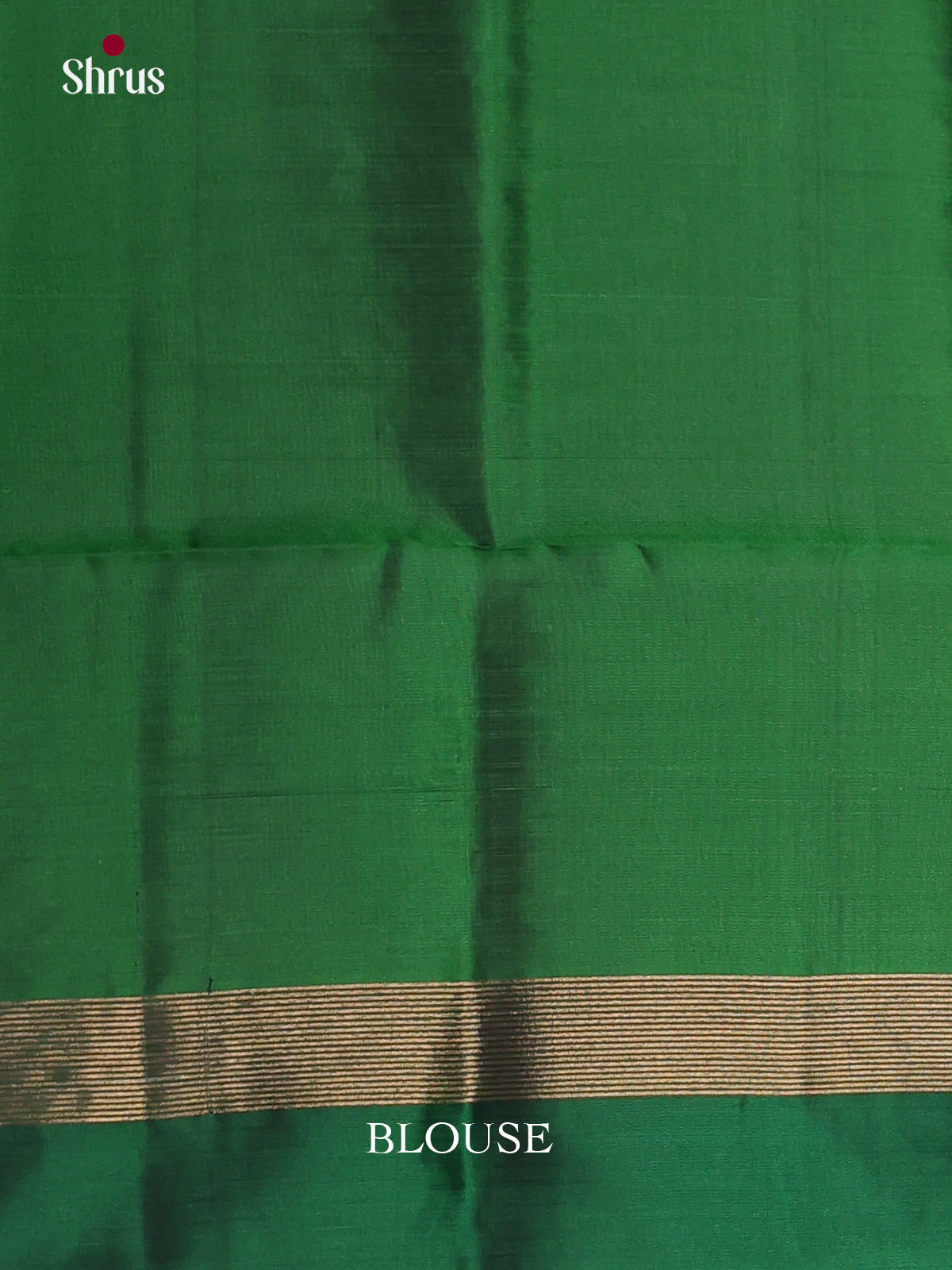 Rust & Green - Softsilk-halfpure Saree