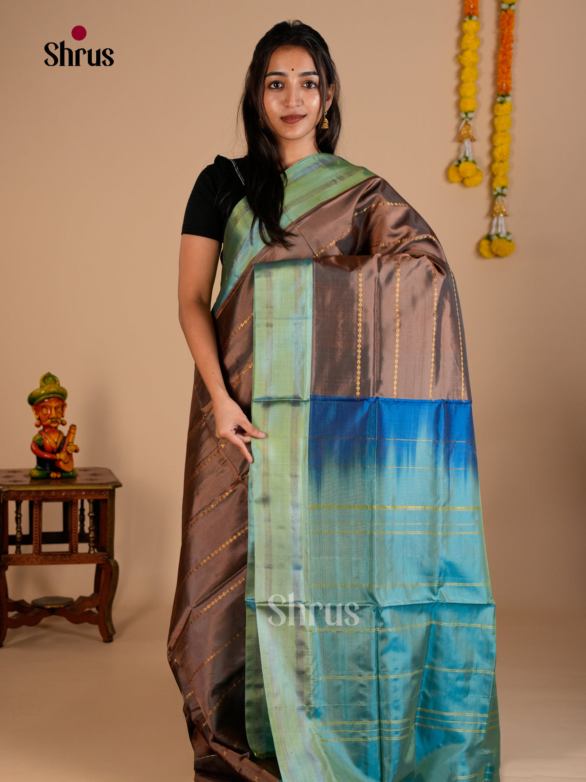 DKS12193 - Banana Pith Saree - Shop on Shrus.com