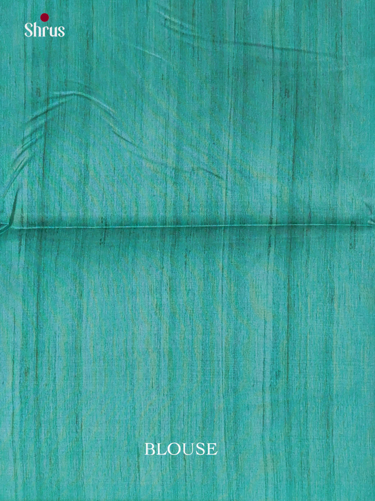 Blue & Cream - Printed Madhubani Saree