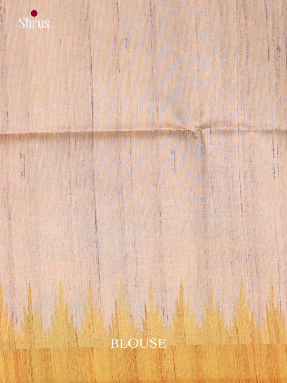 Cream & Yellow- Printed Madhubani Saree