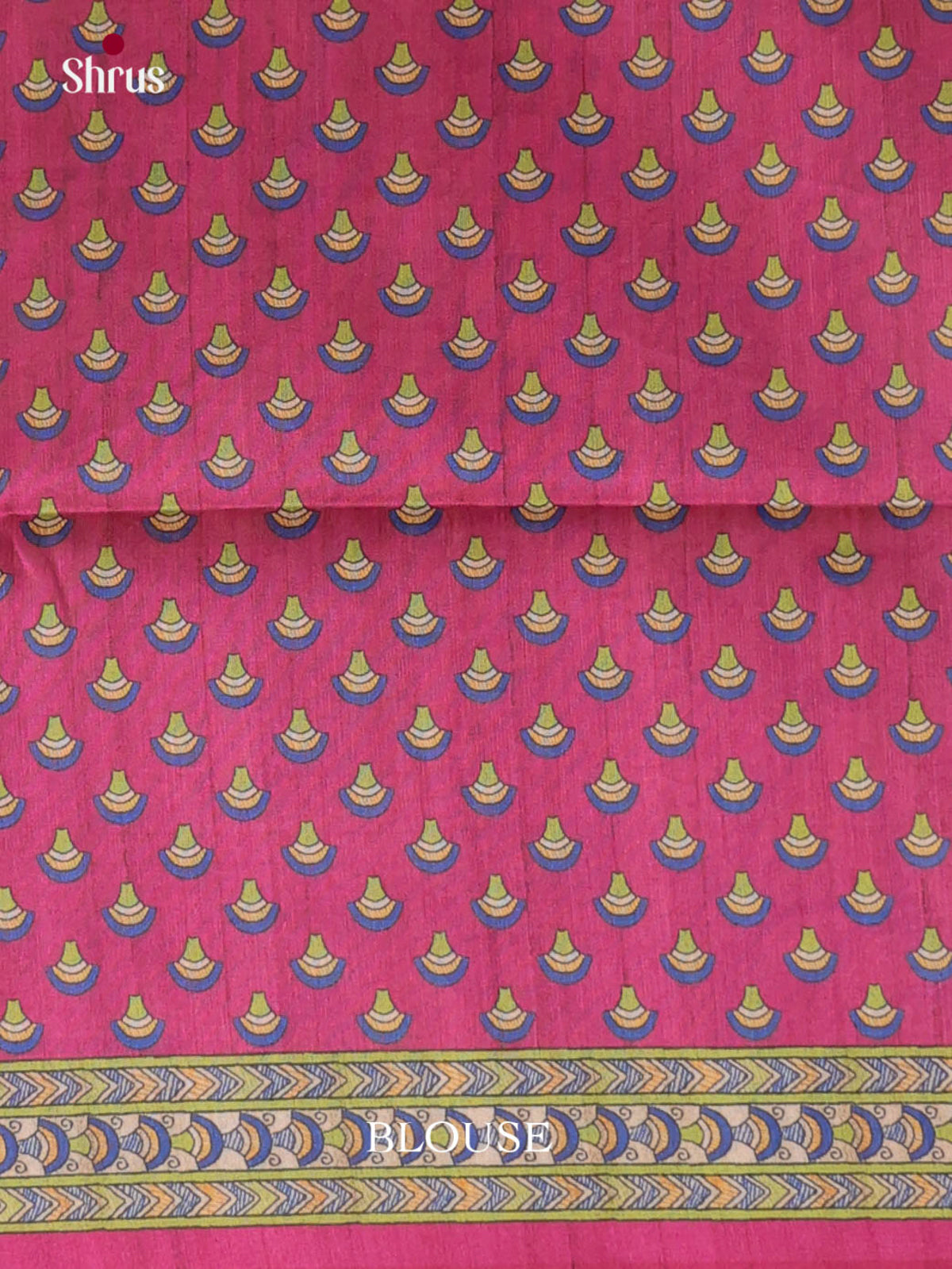 Maroon- Printed Madhubani Saree - Shop on Shrus.com