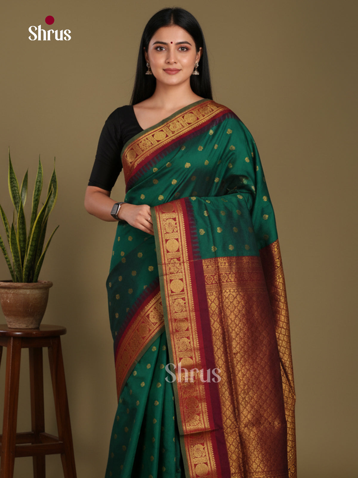 DKS12388 - Kalyani Cotton Saree - Shop on Shrus.com