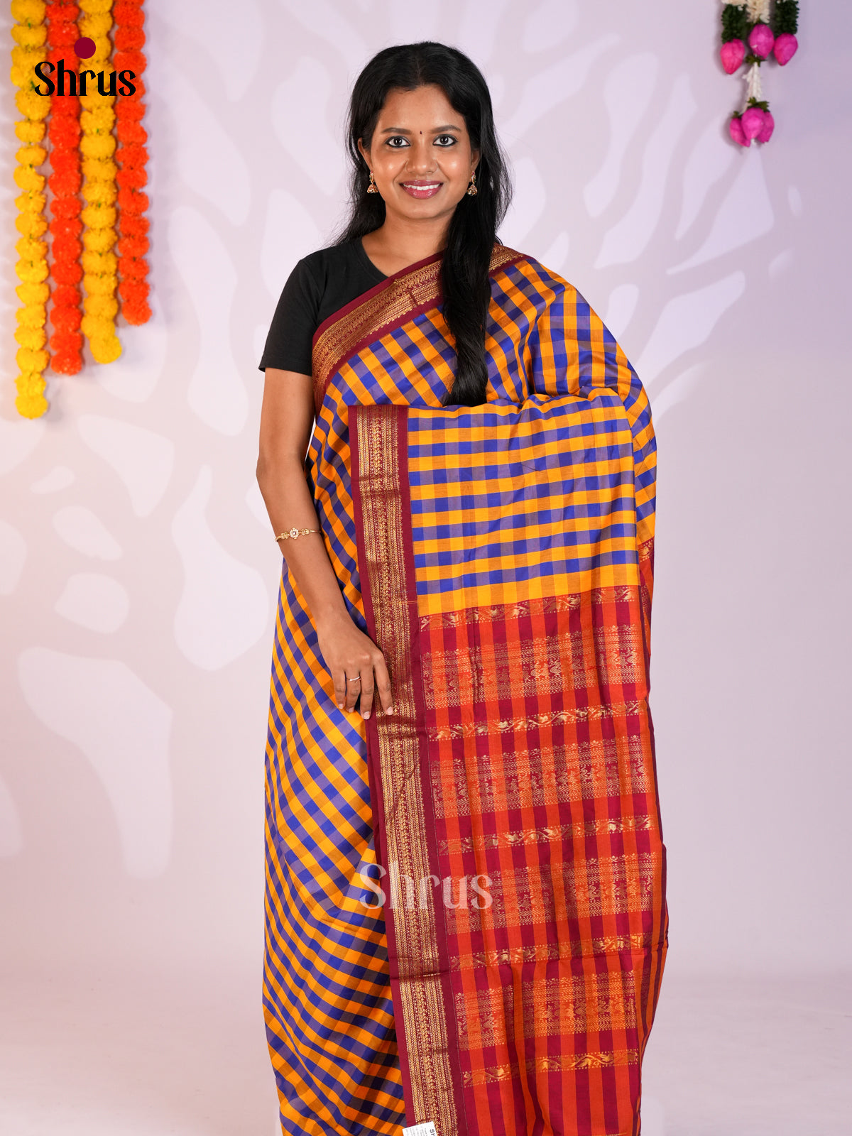 DKS12514 - Kalyani Cotton Saree - Shop on Shrus.com