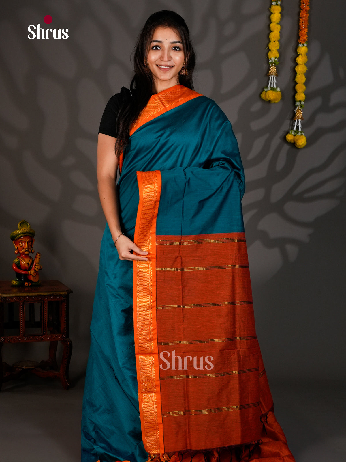 DKS12549 - Kalyani Cotton Saree - Shop on Shrus.com