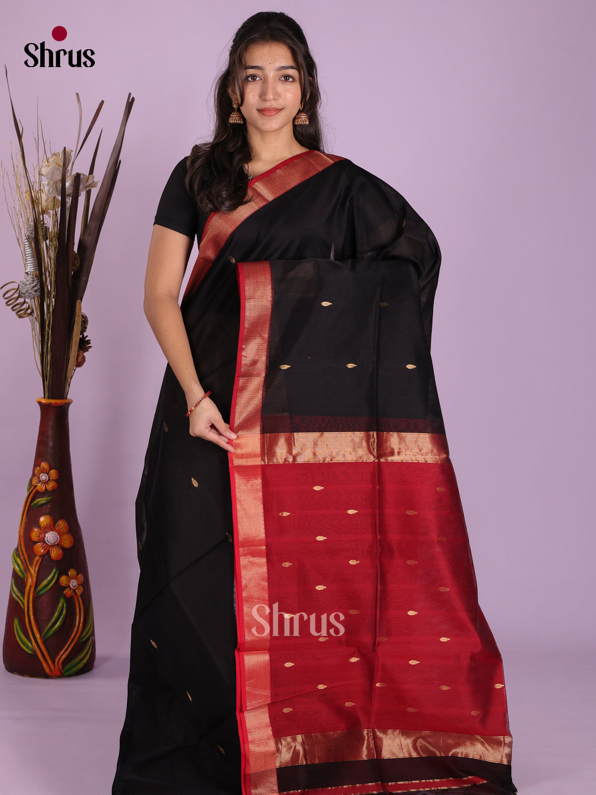 DKS12745 - Maheshwari silkcotton Saree