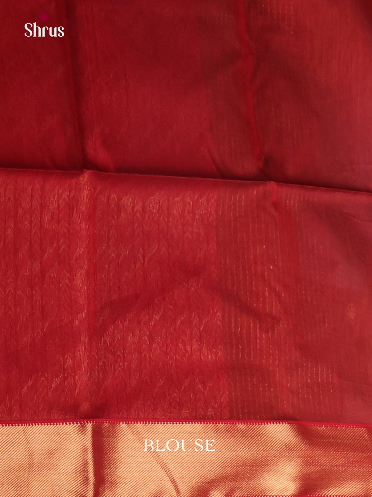 Ethereal Green & Red Maheshwari silkcotton Saree with zari buttas