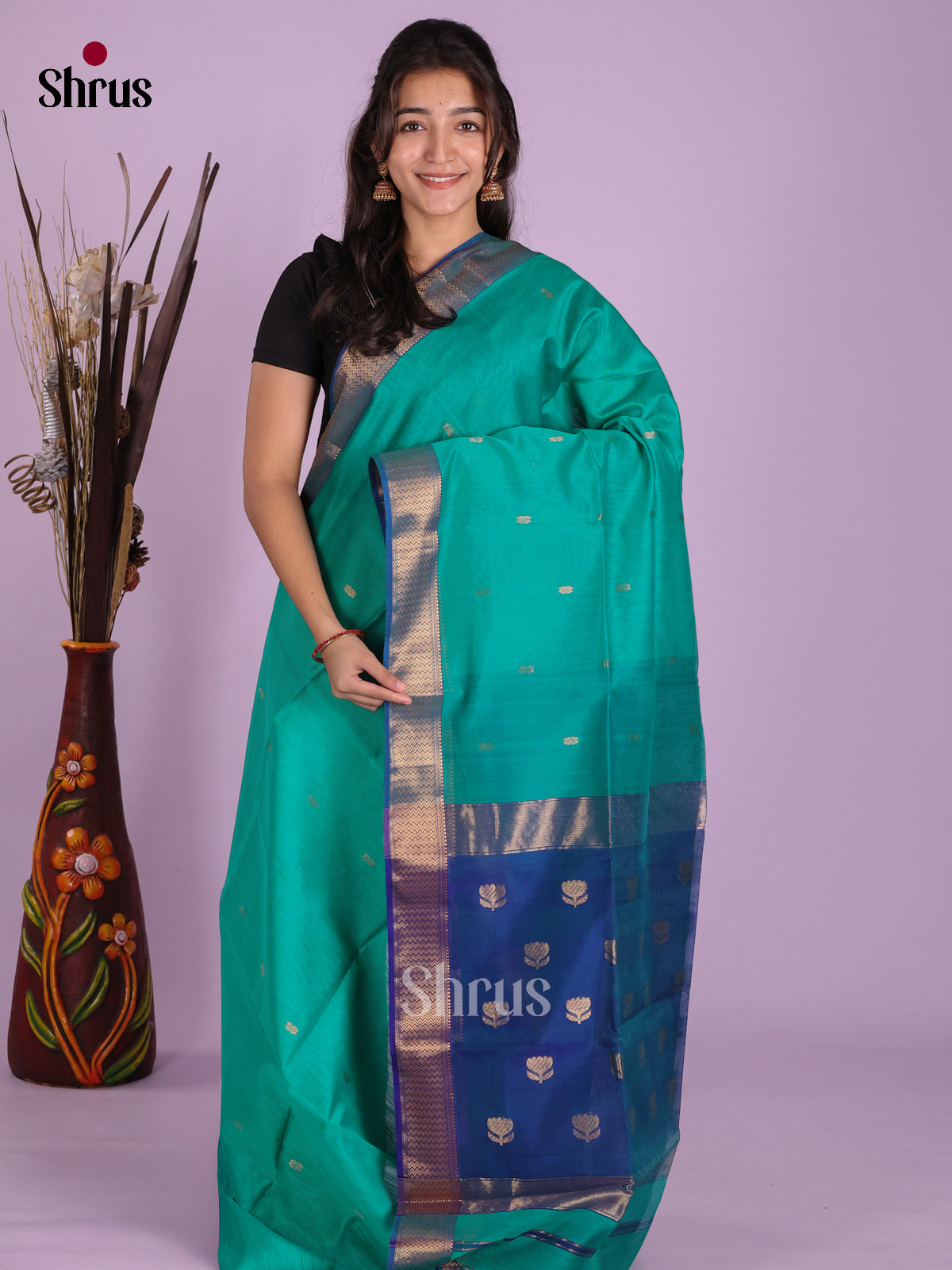 DKS12796 - Maheshwari silkcotton Saree