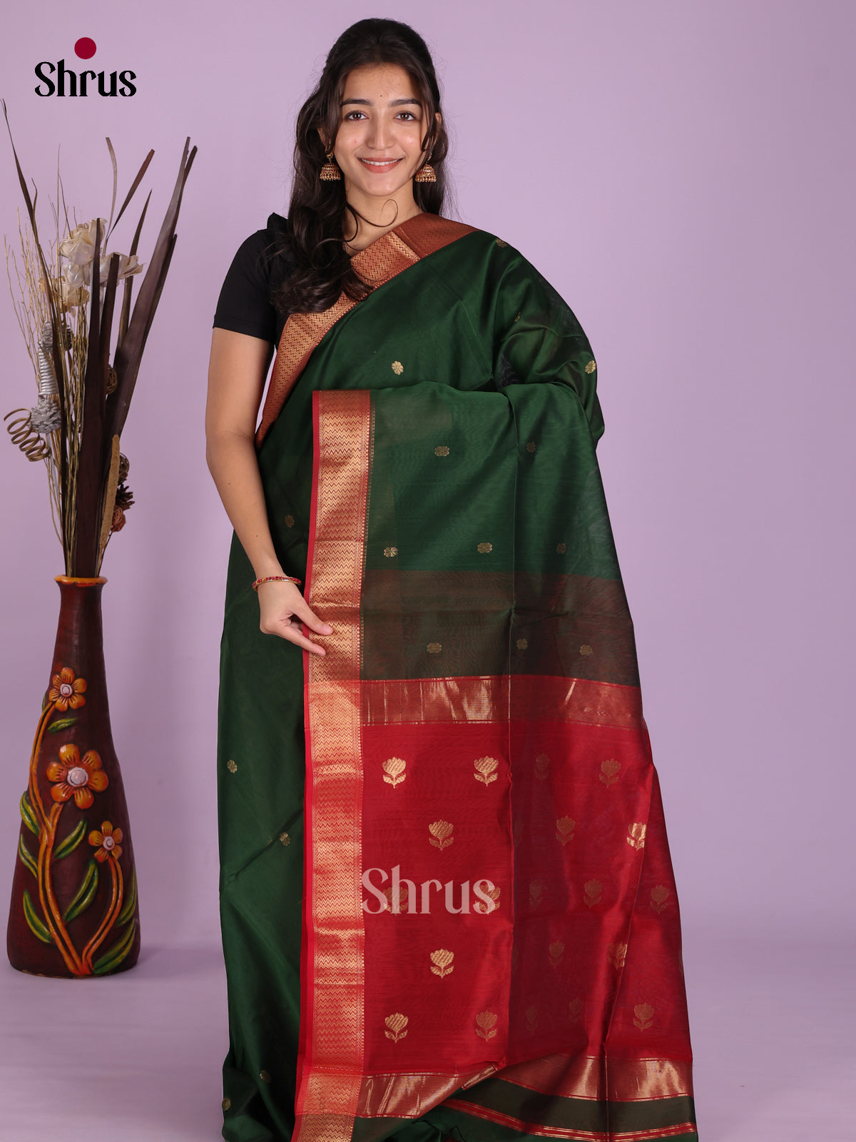DKS12797 - Maheshwari silkcotton Saree
