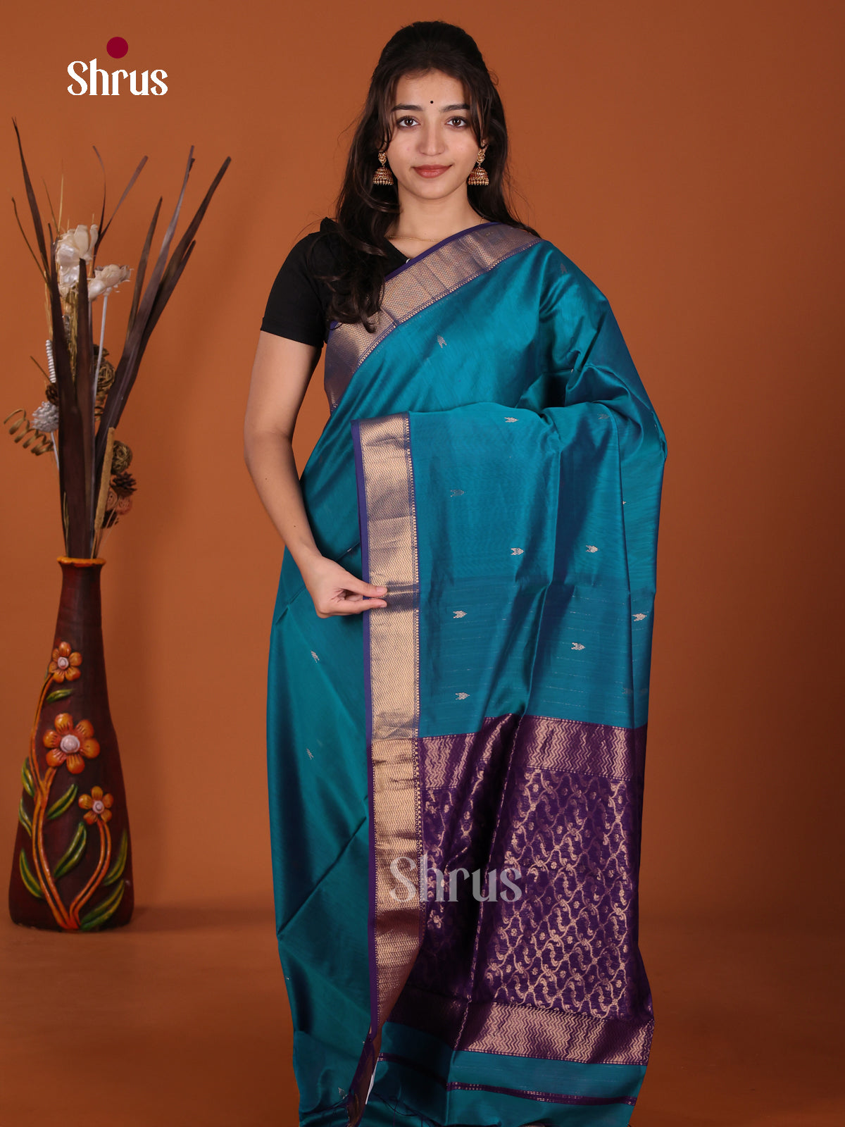 DKS12842 - Maheshwari silkcotton Saree