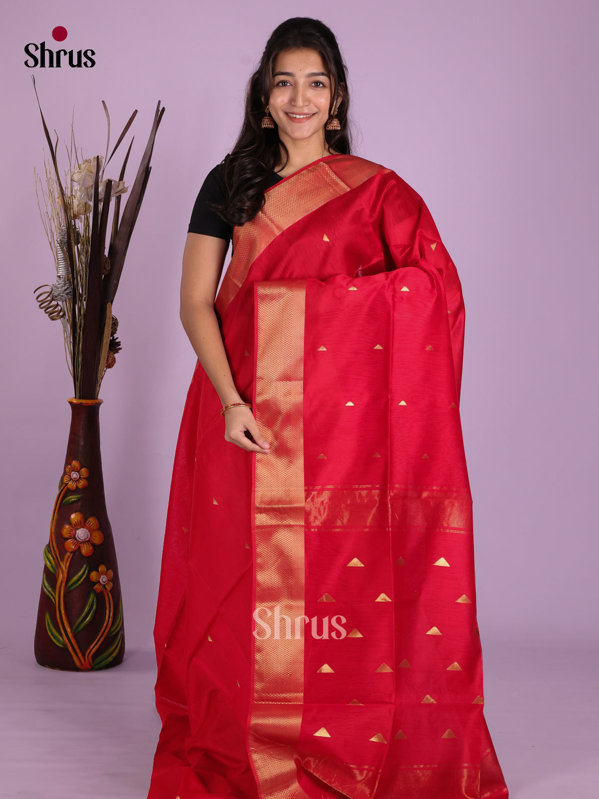 DKS12880 - Maheshwari silkcotton Saree