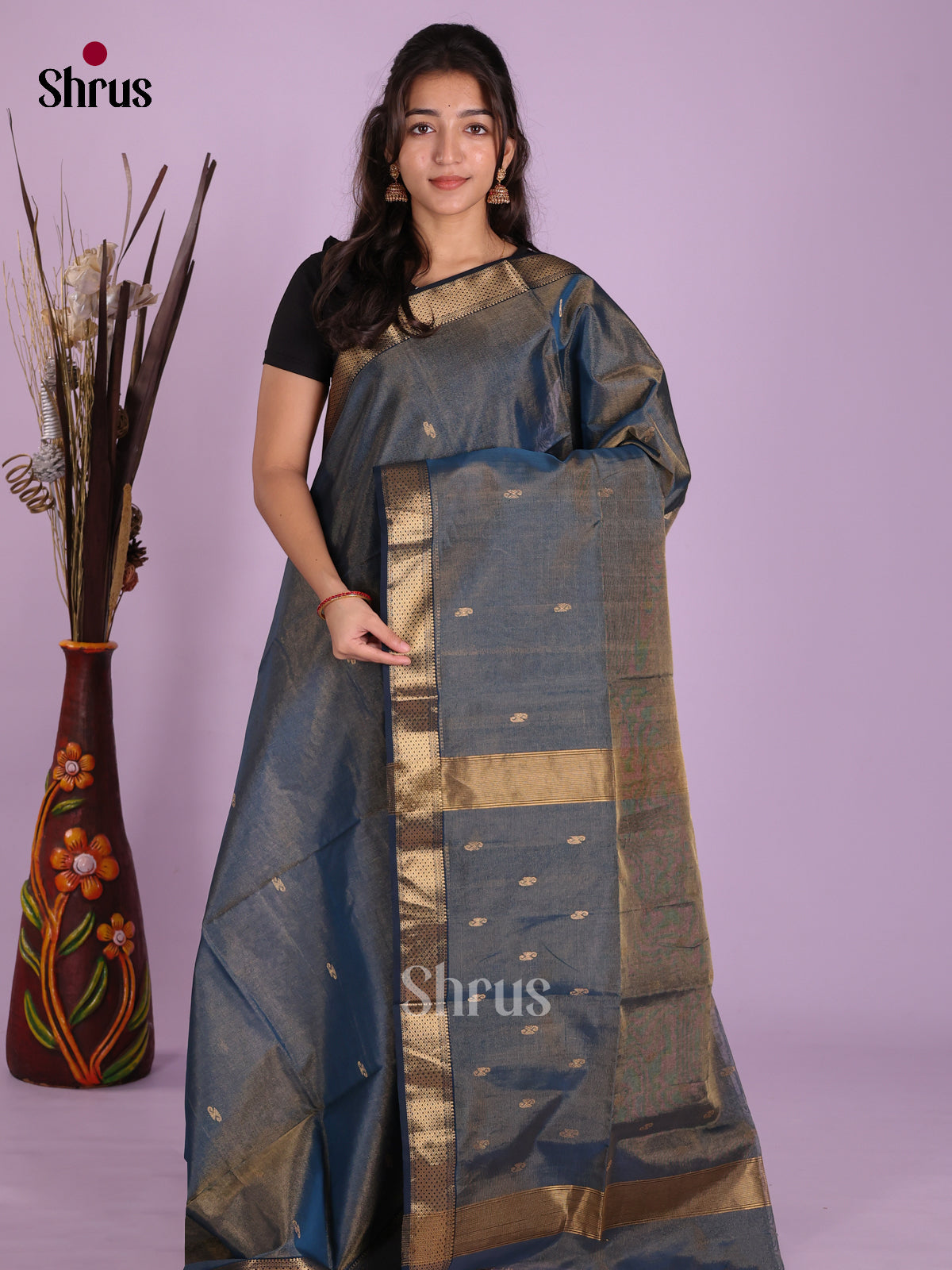 DKS12904 - Maheshwari silkcotton Saree
