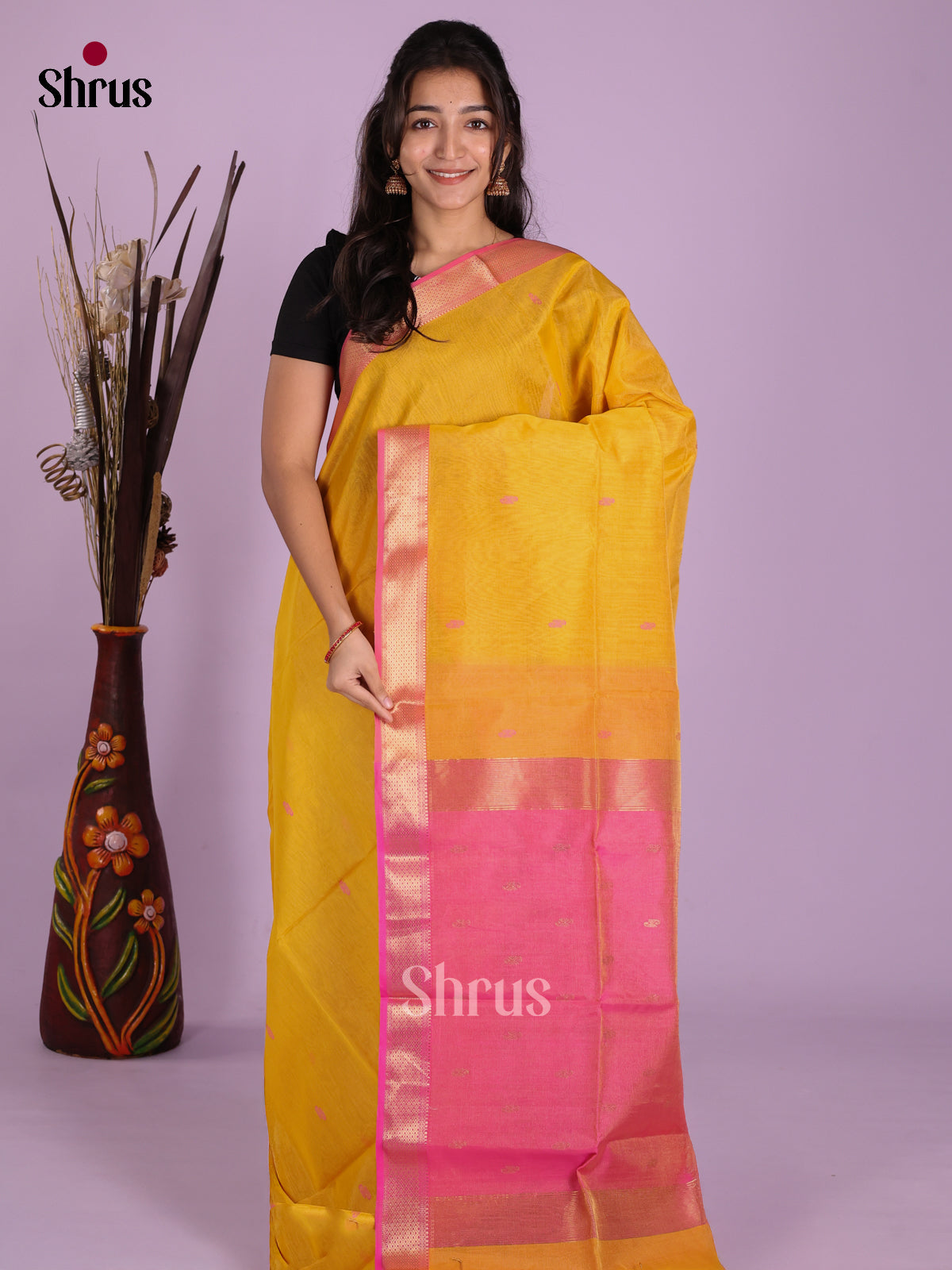 DKS12906 - Maheshwari silkcotton Saree