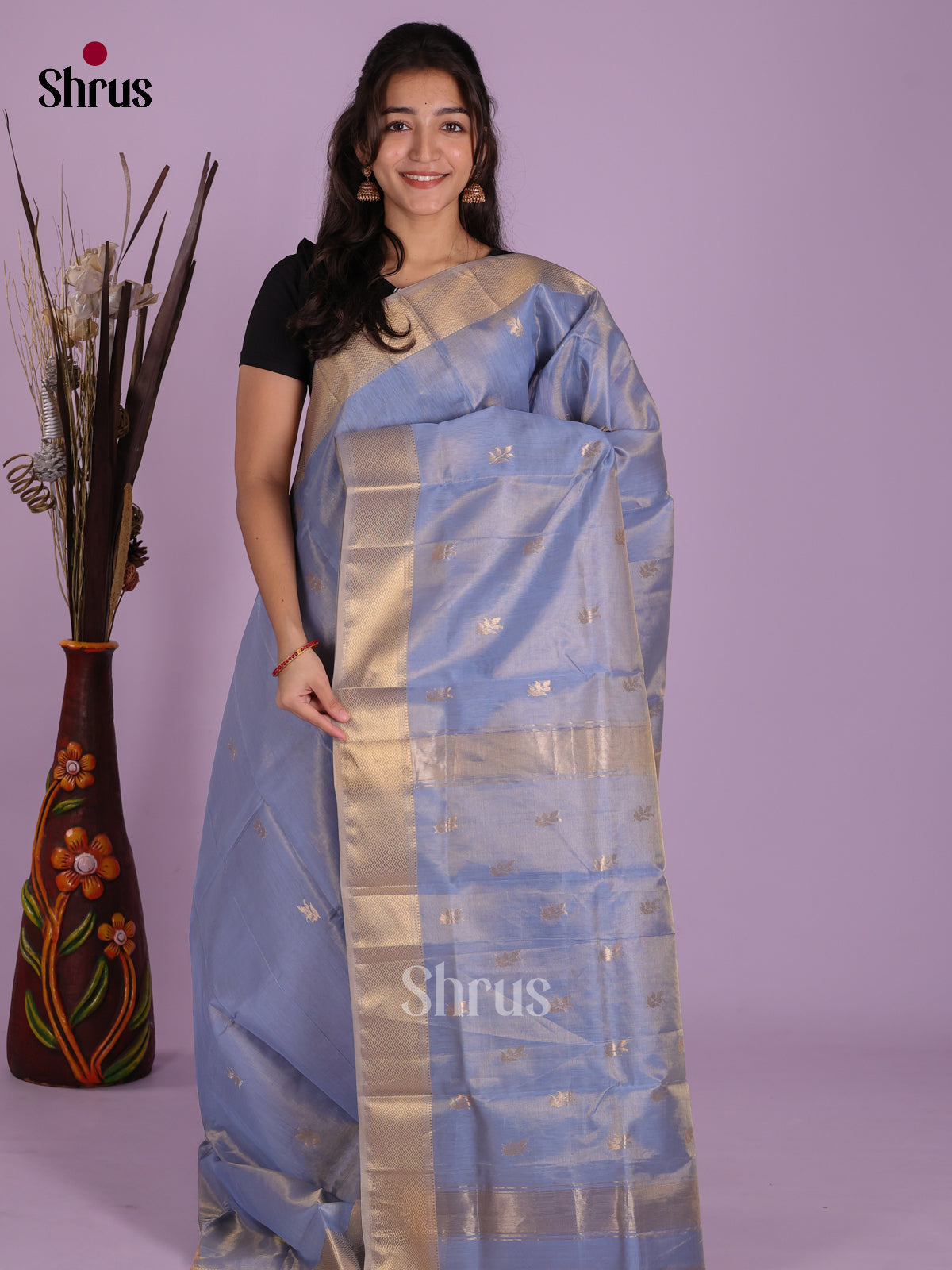 DKS12912 - Maheshwari silkcotton Saree