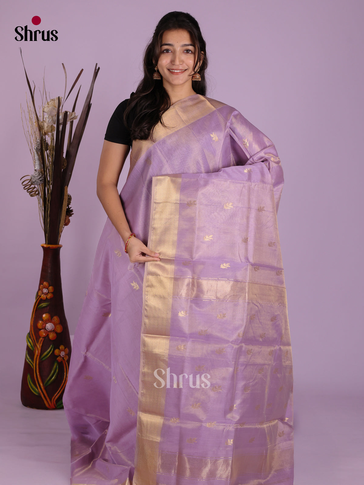 DKS12913 - Maheshwari silkcotton Saree - Shop on Shrus.com