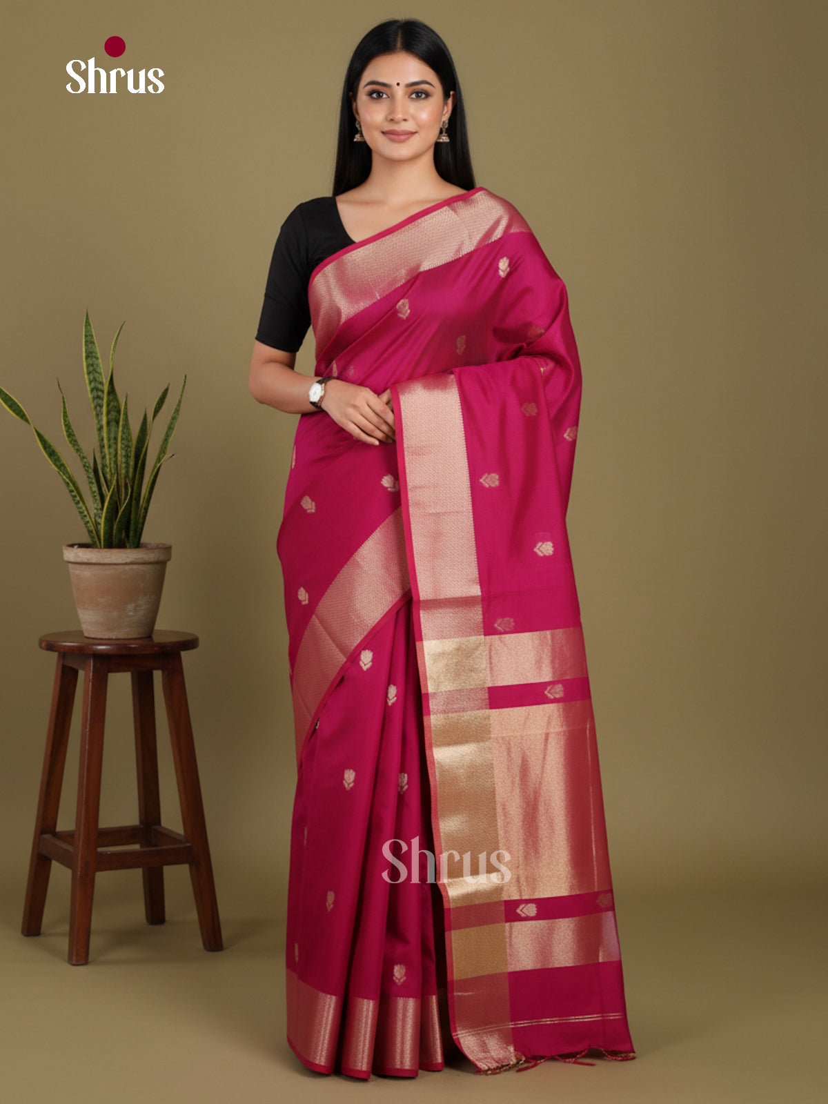 Purple - Art Maheshwari Saree