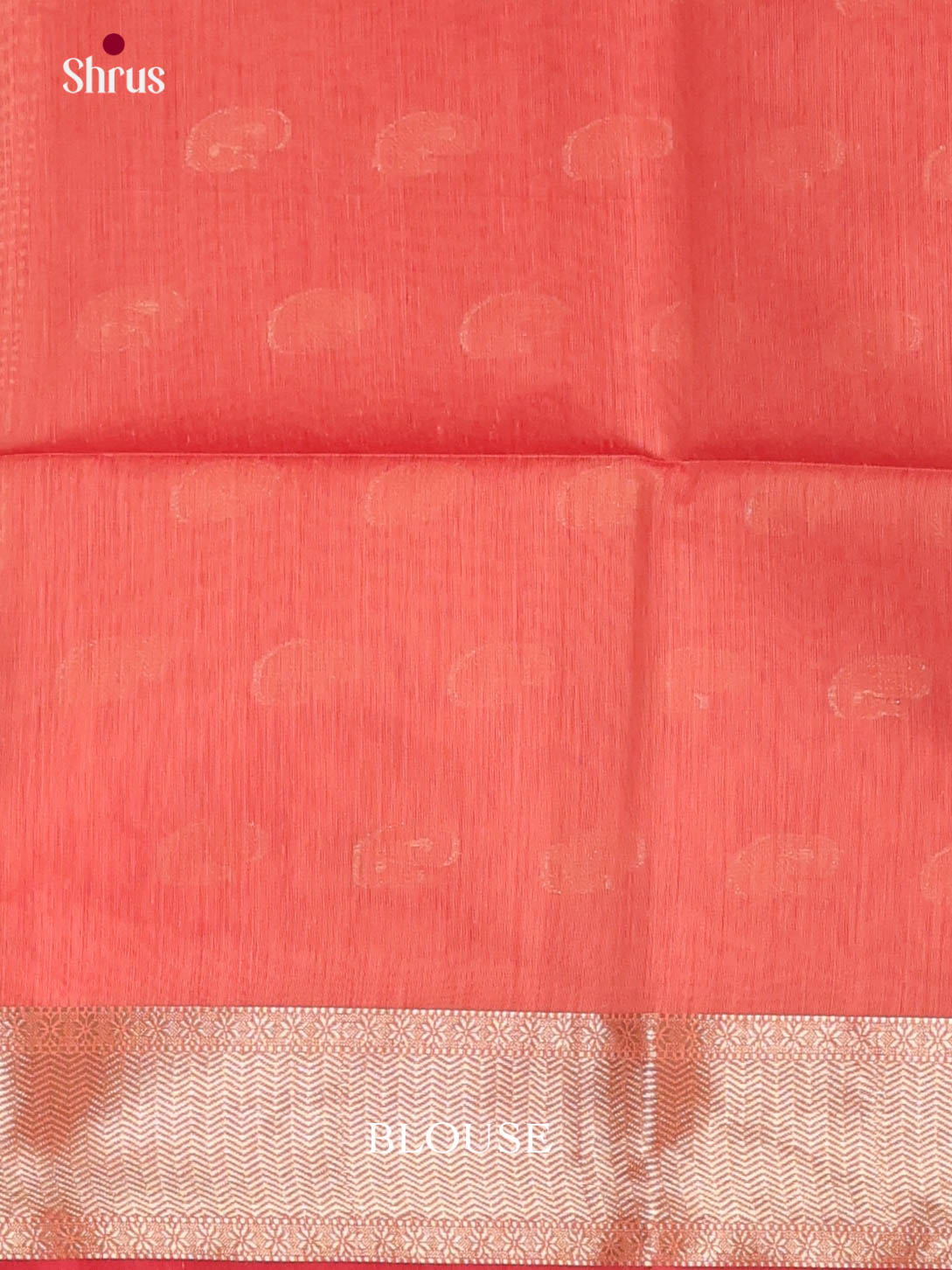 Peachish Pink - Art Maheshwari Saree