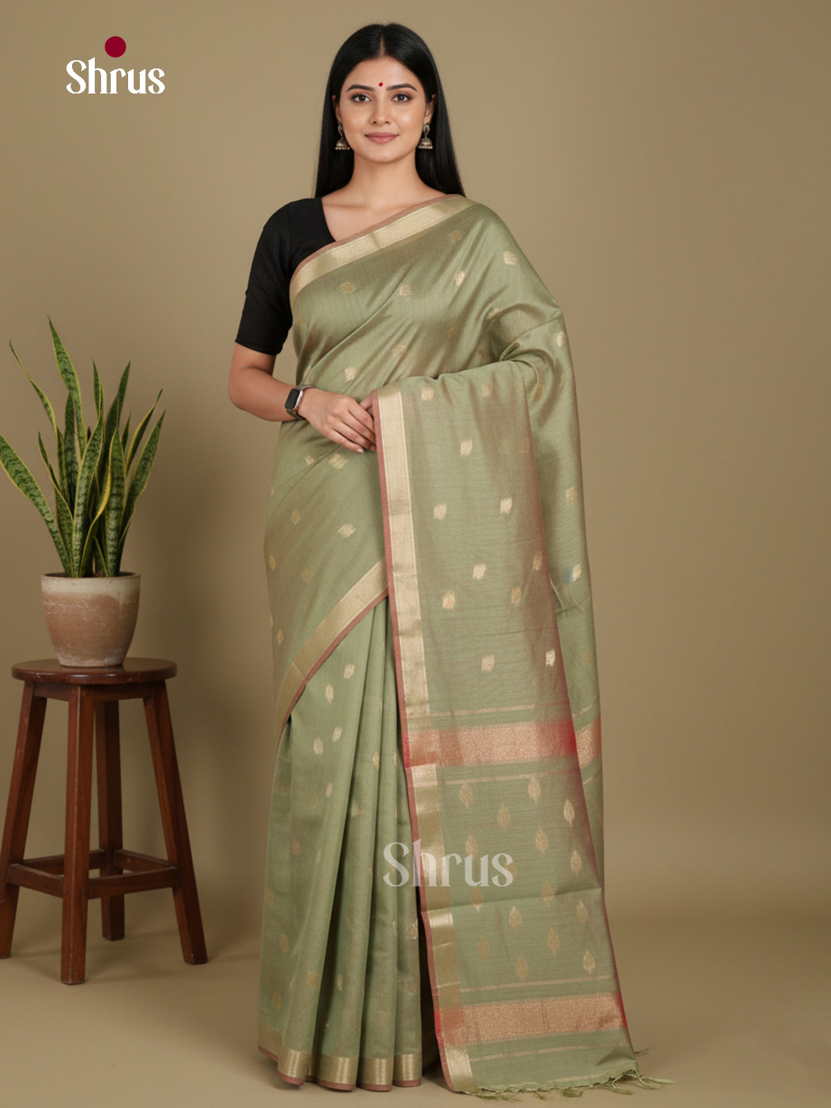 Pastel Green - Art Maheshwari Saree