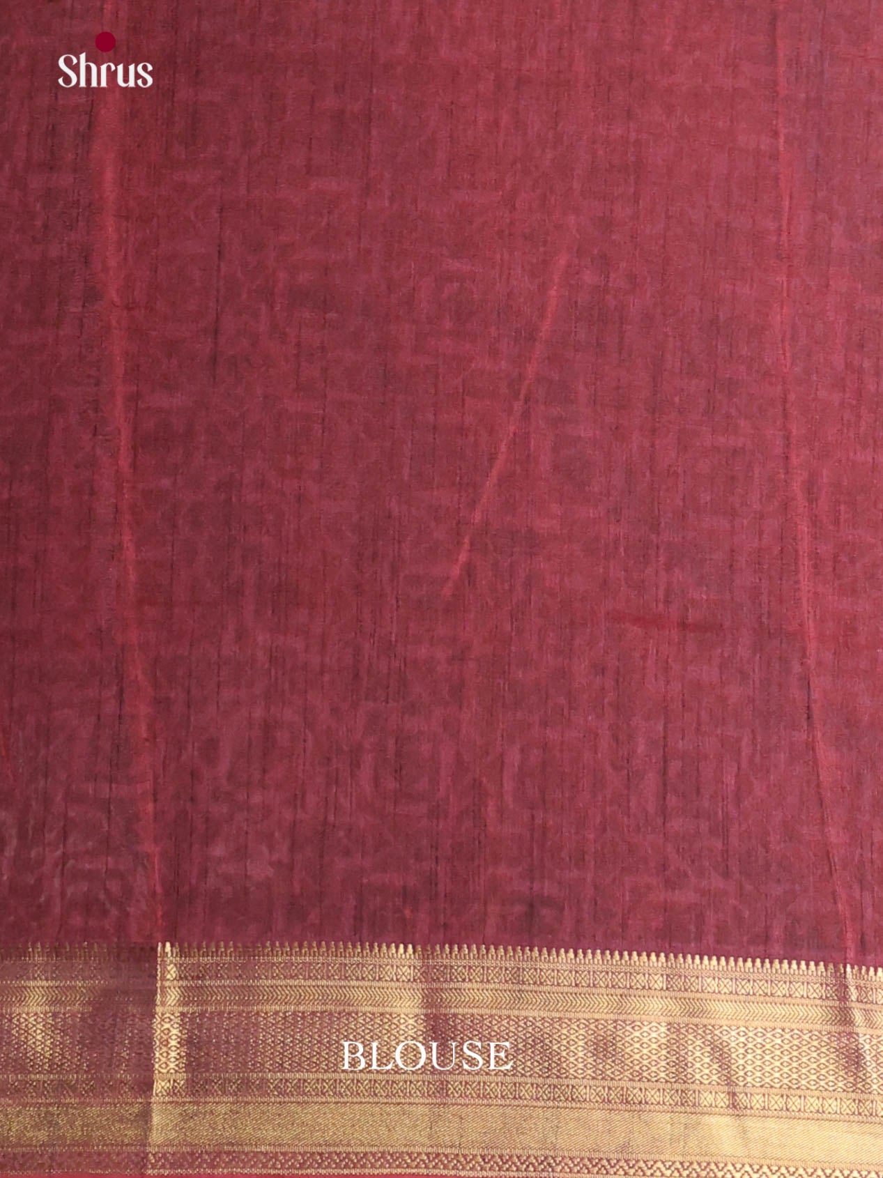 Red & Maroon - Semi Patola Saree - Shop on Shrus.com
