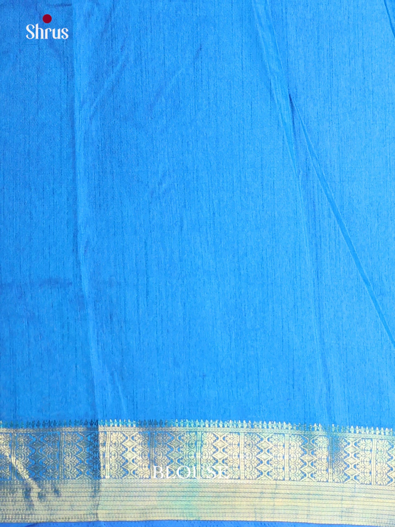 Blue & Light Blue - Semi Patola Saree