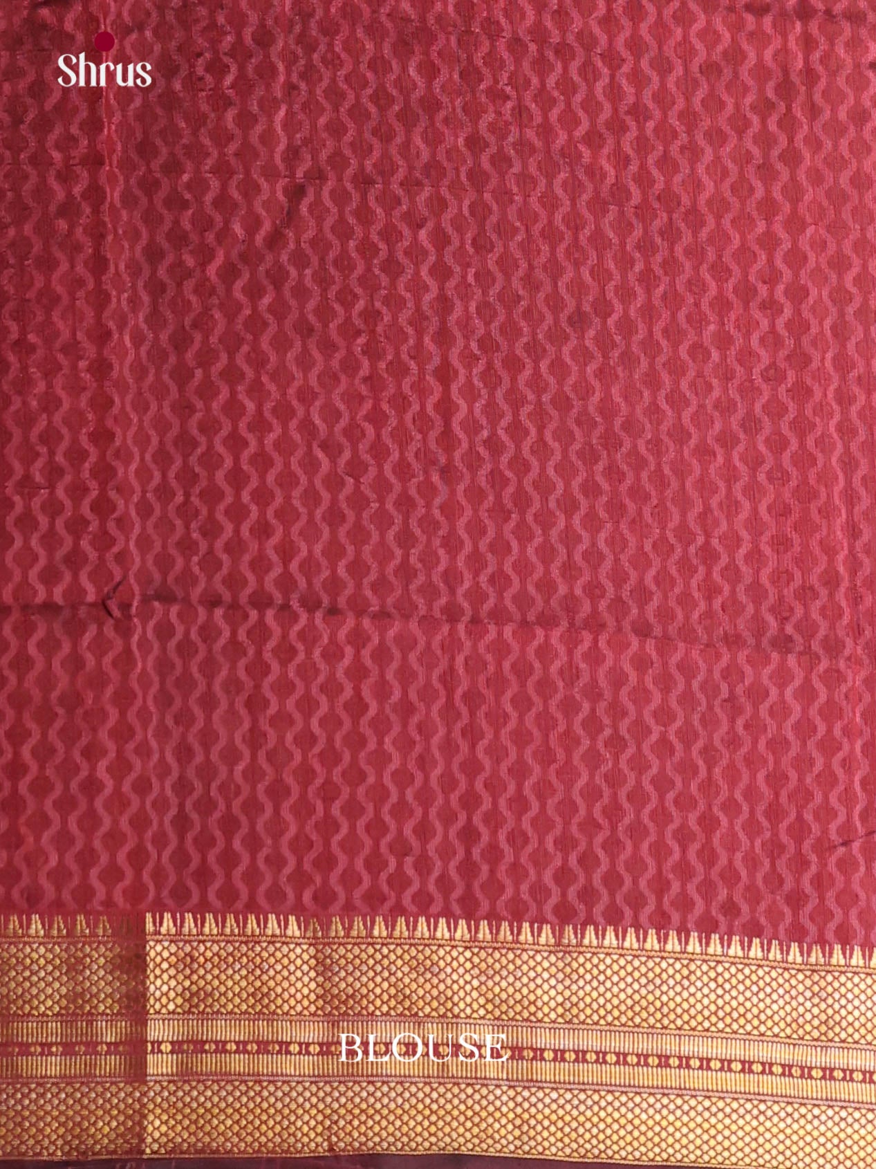 Black & Maroon - Semi Patola Saree