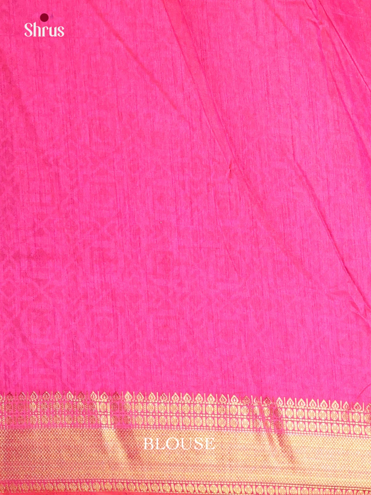 Purple & Pink- Semi Patola Saree - Shop on Shrus.com