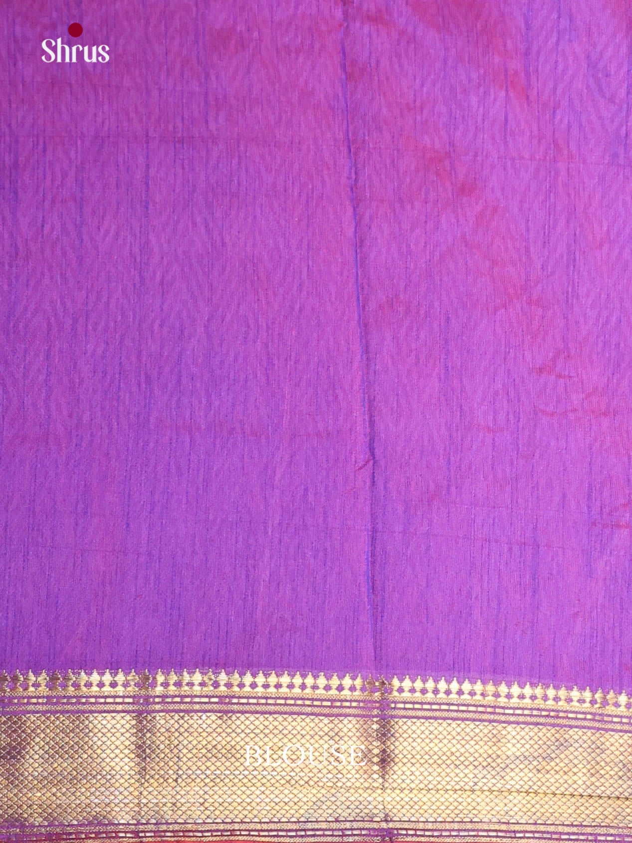 Pink & Purple - Semi Patola Saree