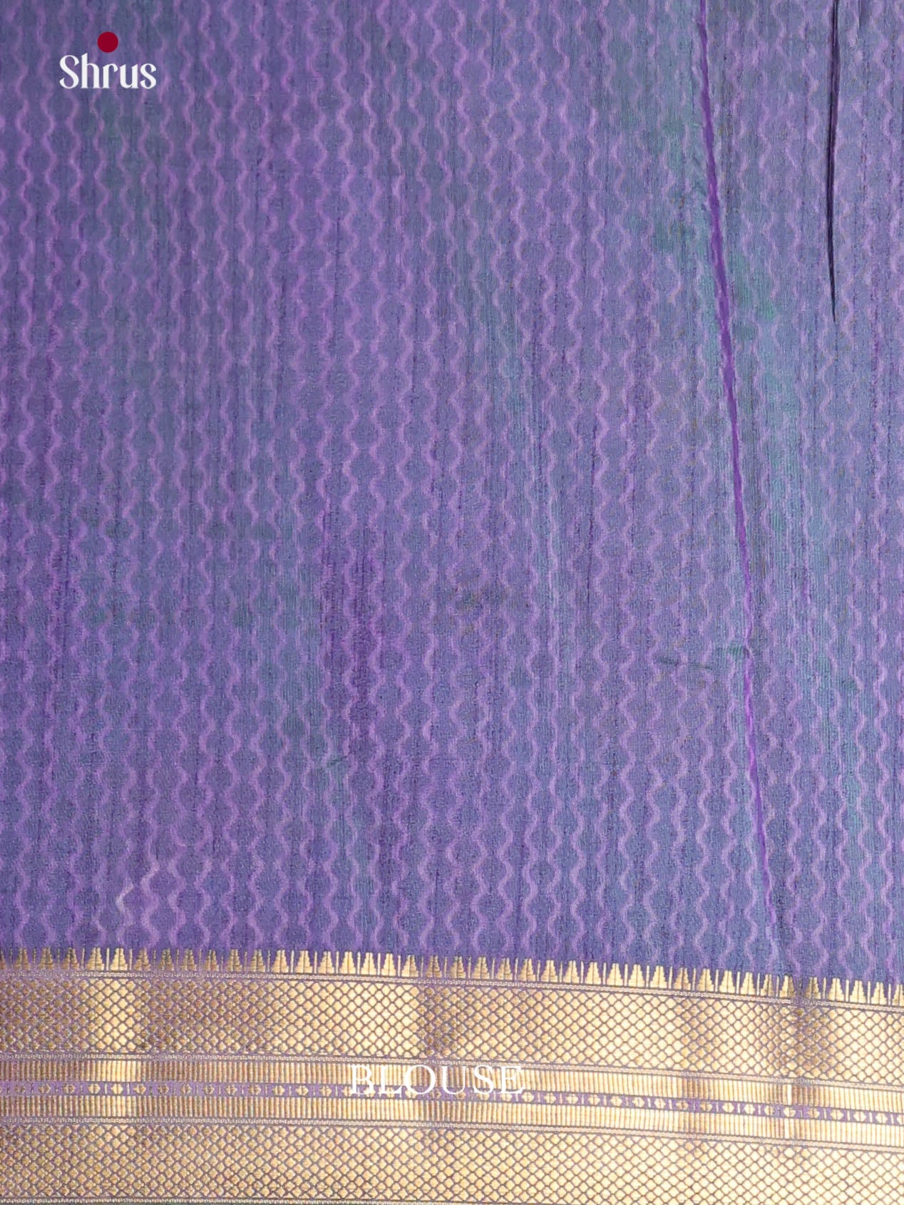 Green & Purple - Semi Patola Saree