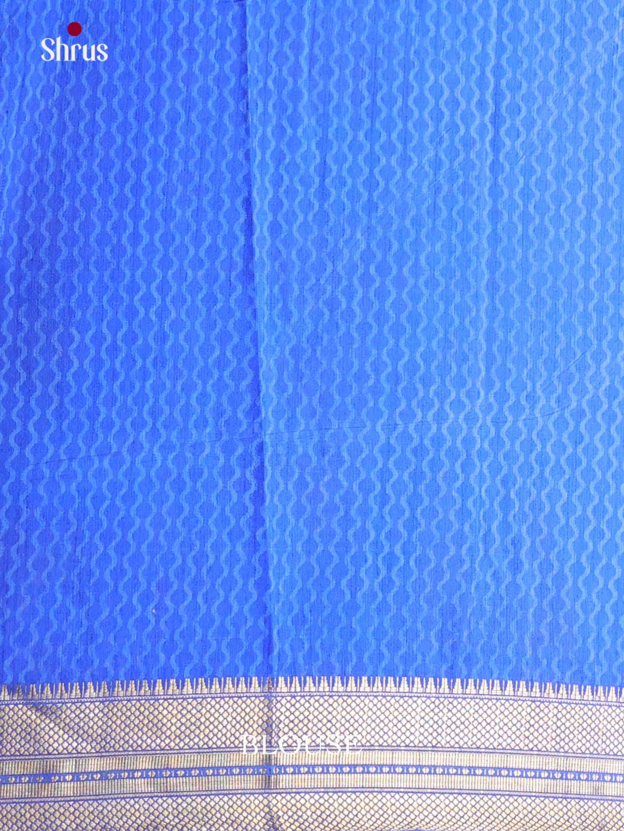 Blue - Semi Patola Saree