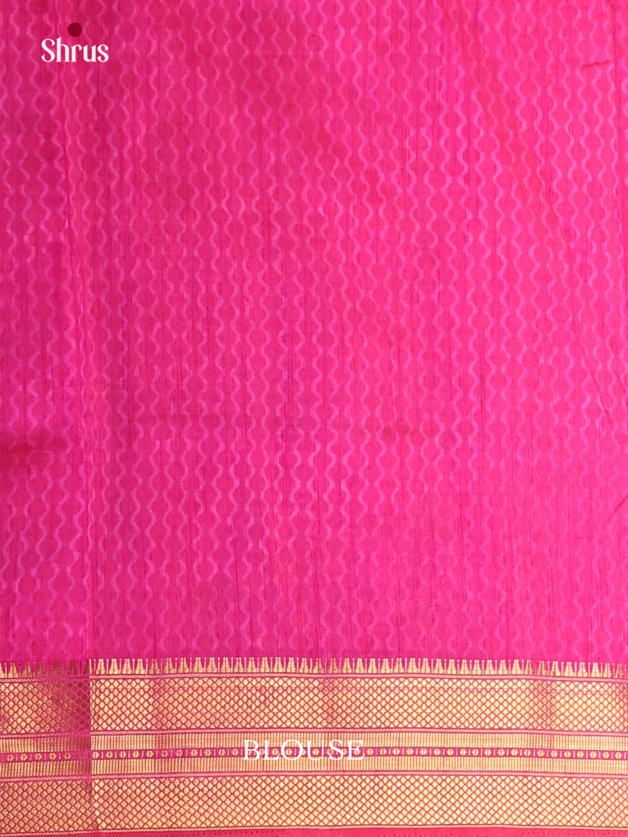 Orange & Pink - Semi Patola Saree