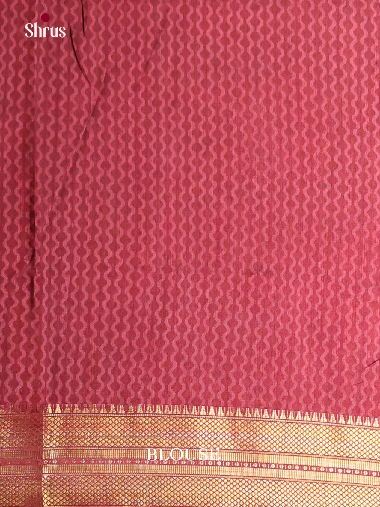 Black & Maroon - Semi Patola Saree