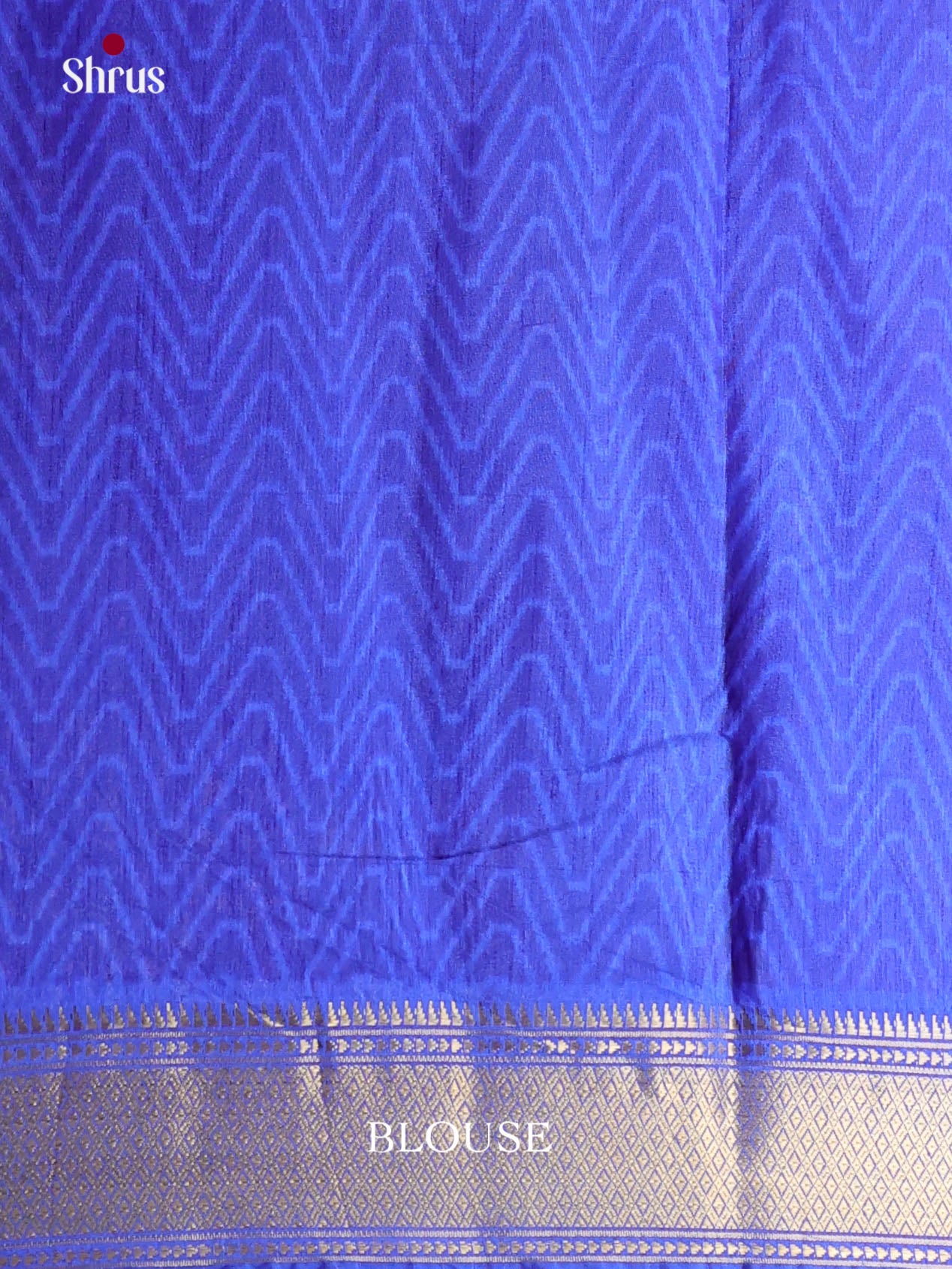 Purple & Blue - Semi Patola Saree - Shop on Shrus.com