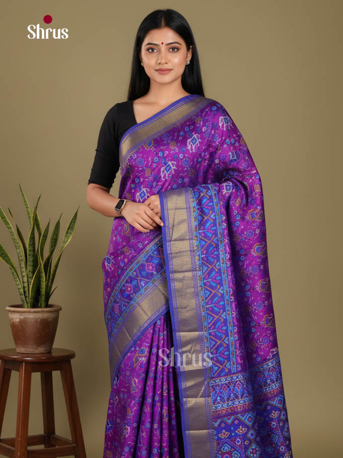 DKS13308 - Semi Patola Saree - Shop on Shrus.com