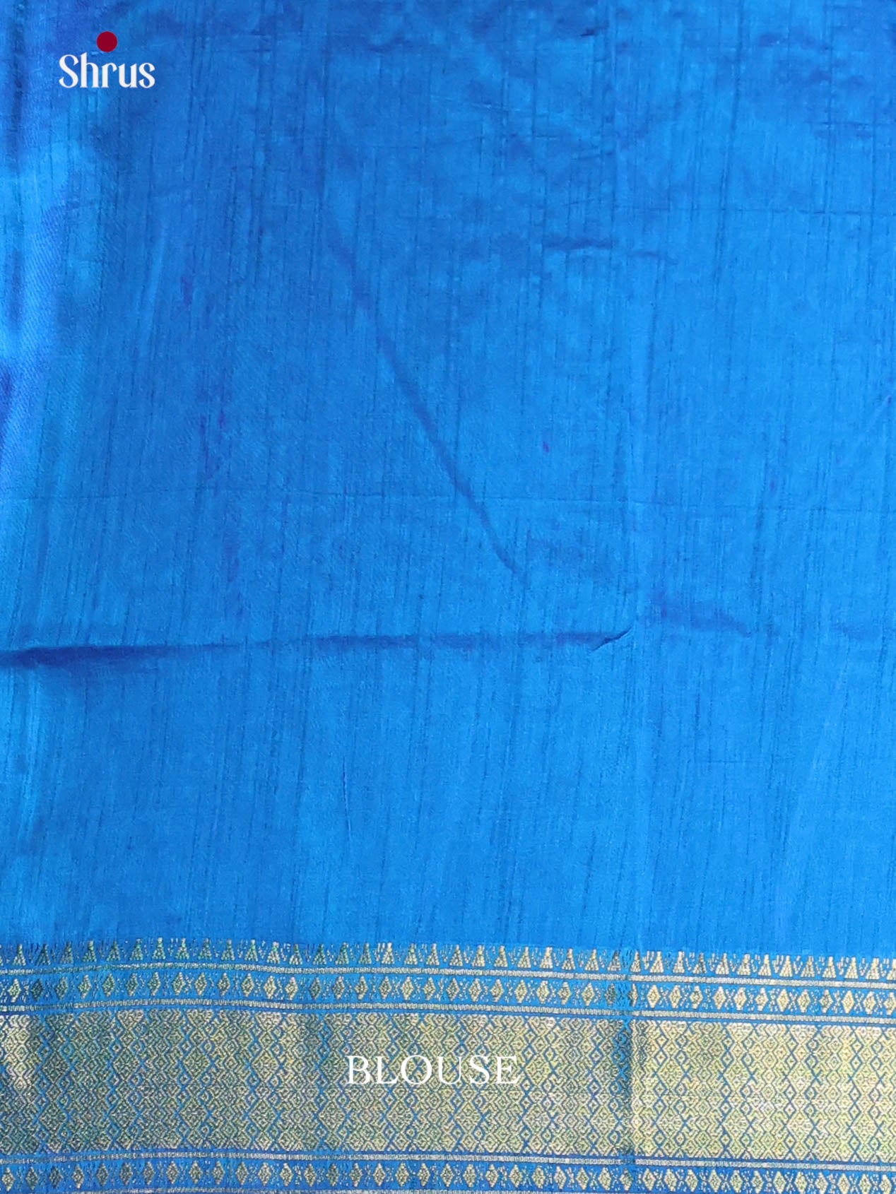 Blue - Semi Patola Saree