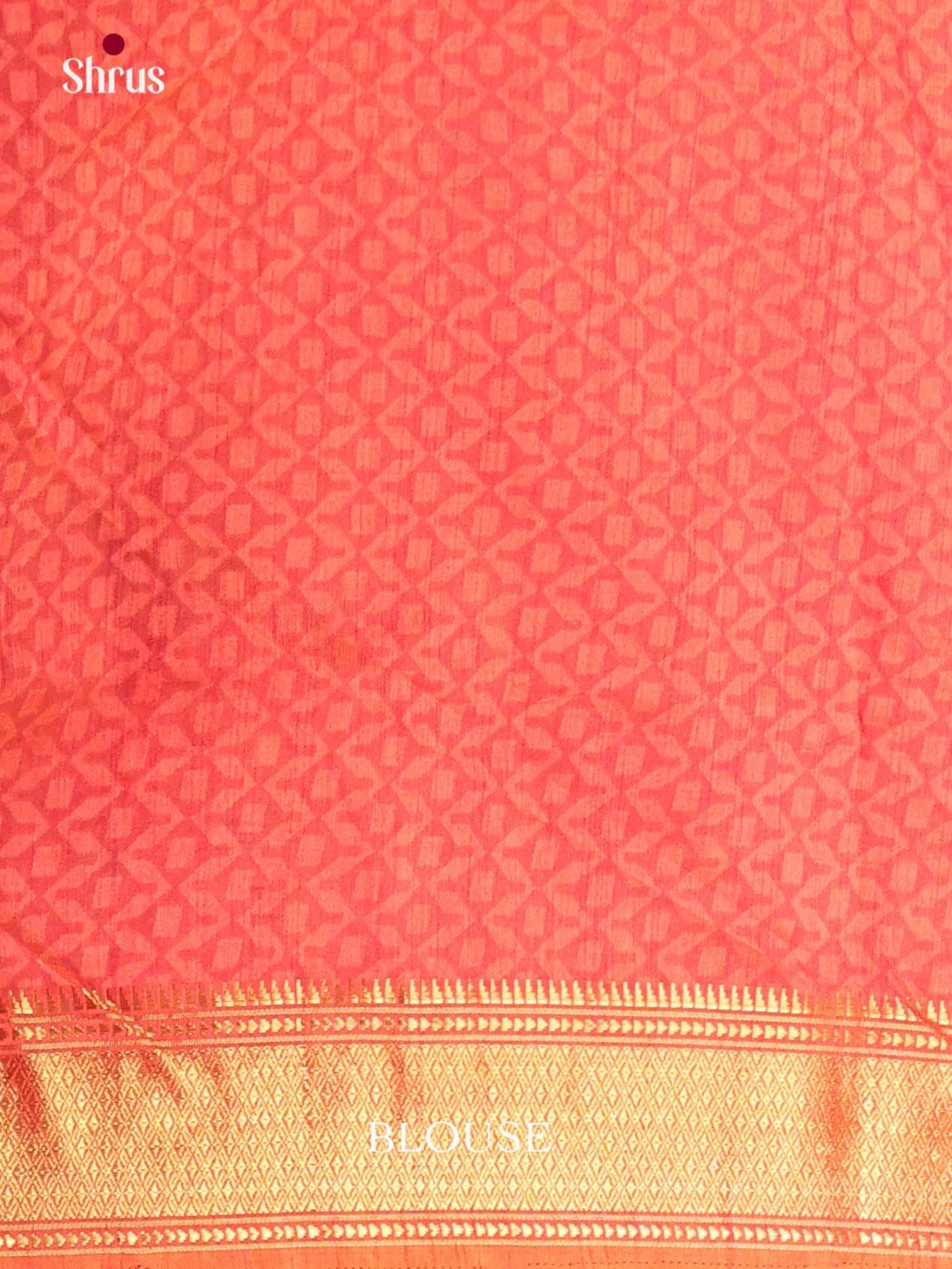 Brown & Orange - Semi Patola Saree