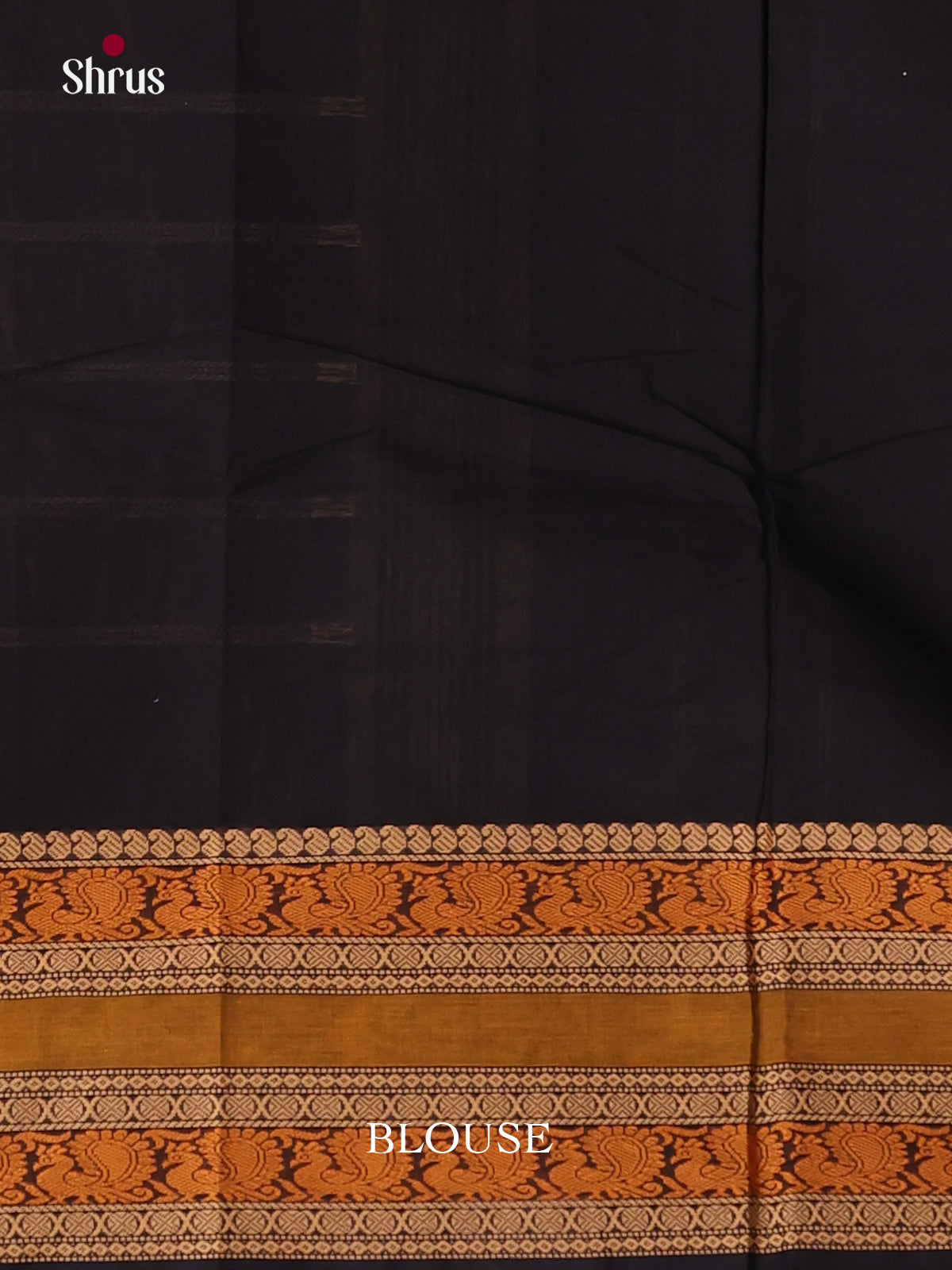 Black & Mustard - Chettinad Cotton Saree