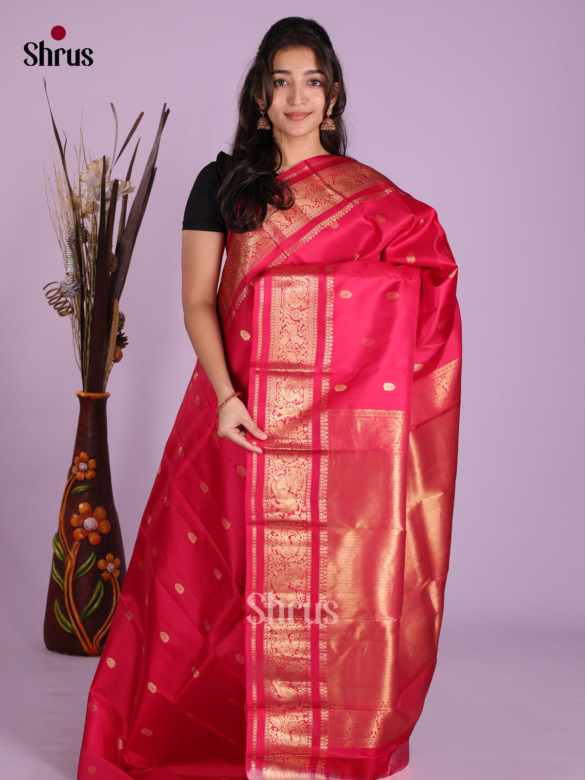 DKS13429 - Kanchipuram silk (HR) Saree