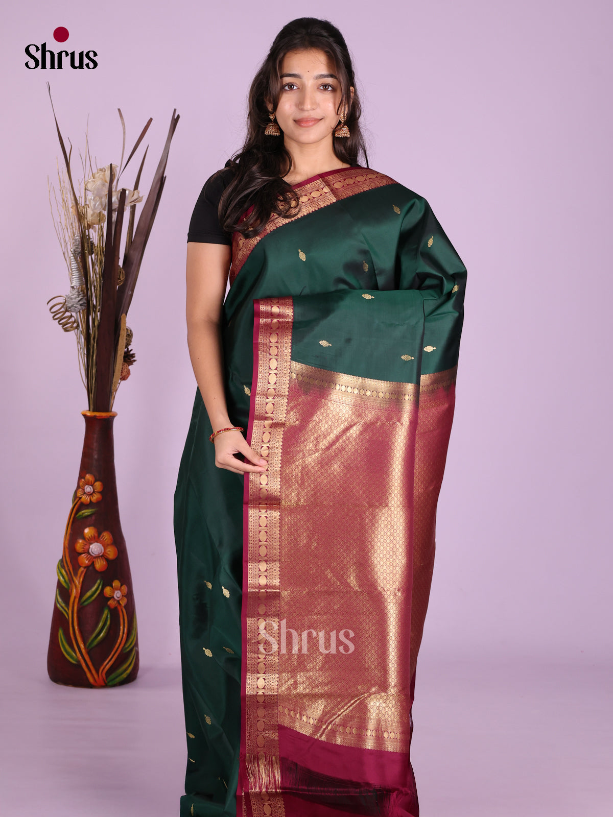 DKS13434 - Kanchipuram silk (HR) Saree